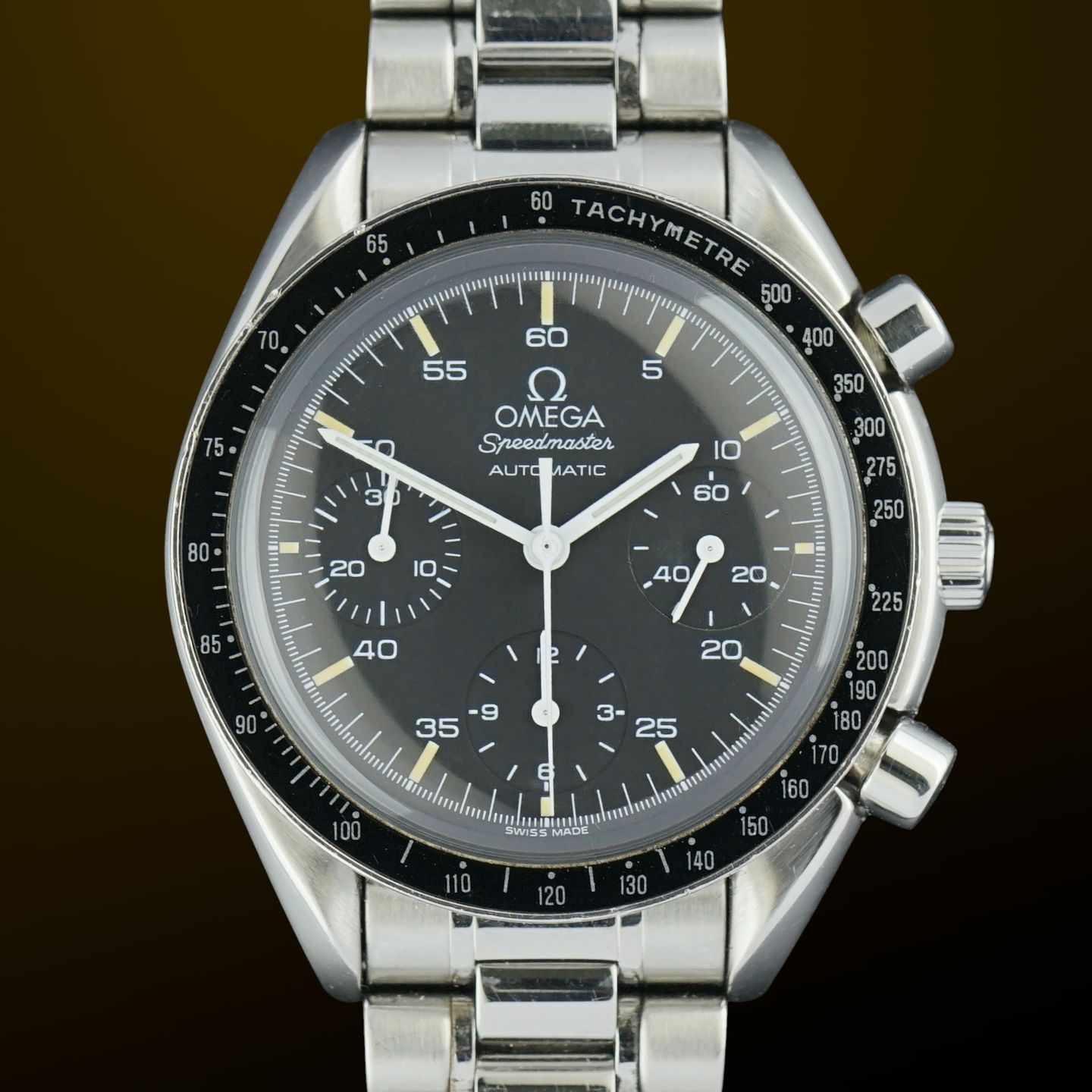 Omega Speedmaster Reduced 3510.50.00 (1993) - Black dial 39 mm Steel case (1/8)