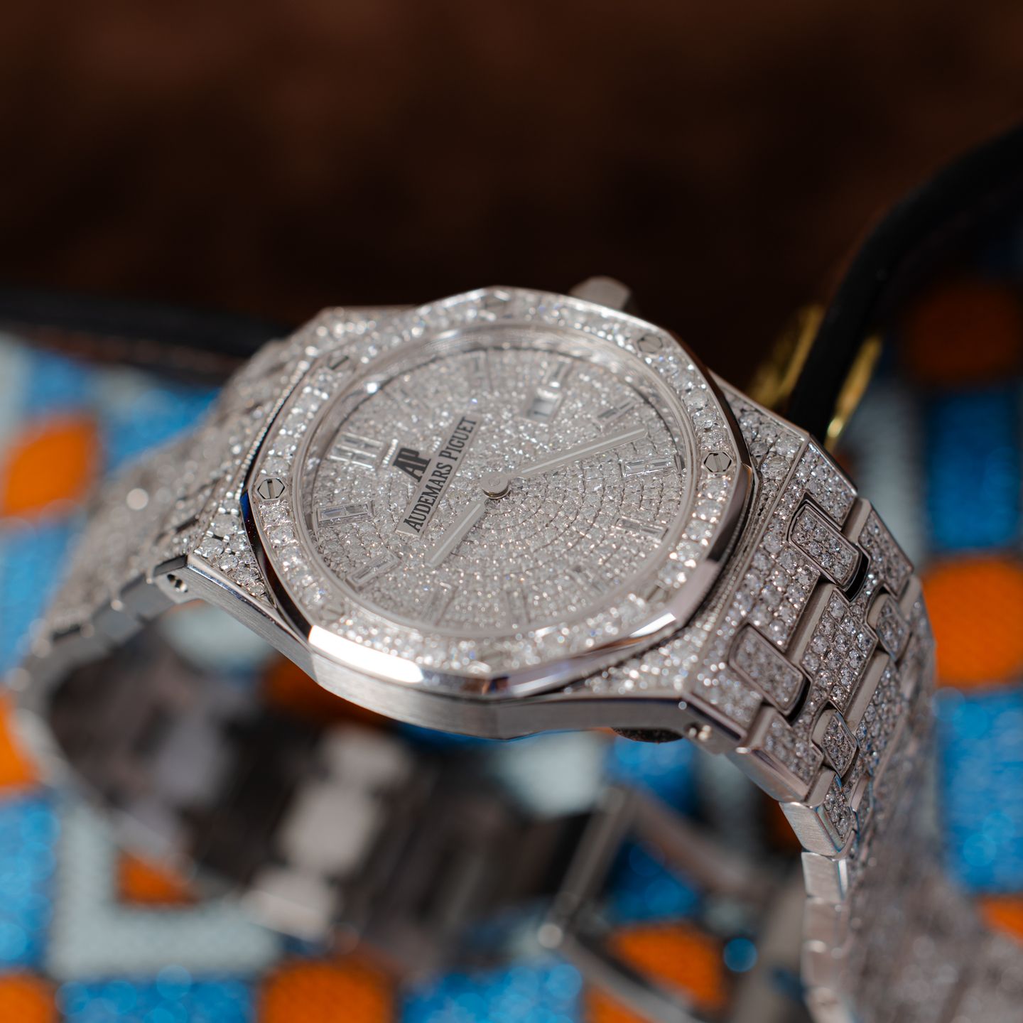 Audemars Piguet Royal Oak Lady 67650ST.OO.1261ST.01 (Unknown (random serial)) - Black dial 33 mm Steel case (7/8)