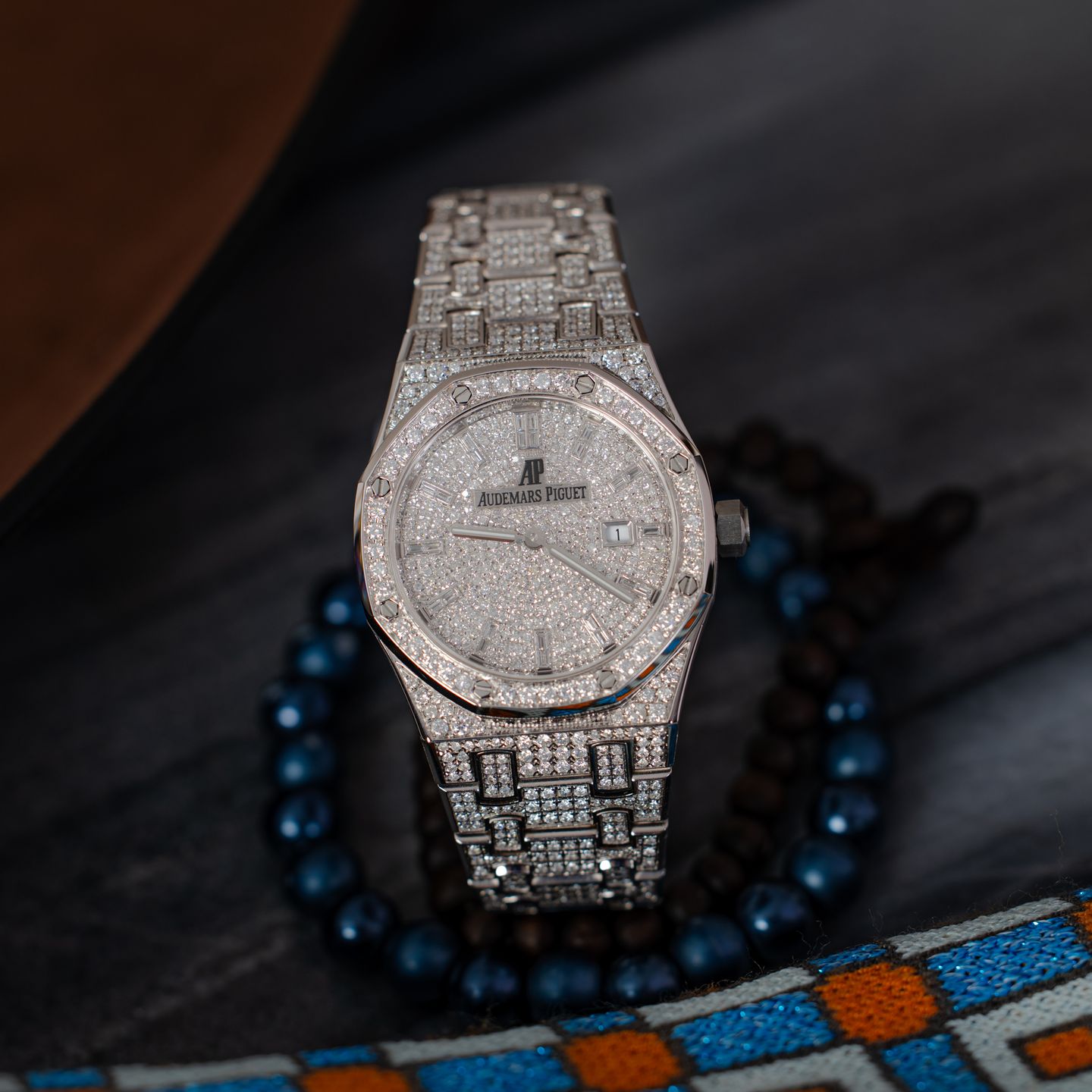 Audemars Piguet Royal Oak Lady 67650ST.OO.1261ST.01 (Unknown (random serial)) - Black dial 33 mm Steel case (1/8)