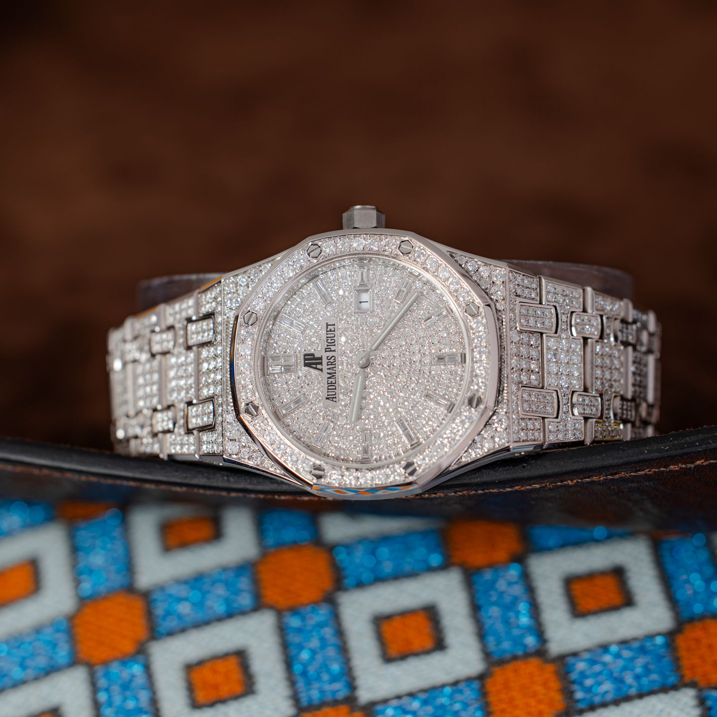 Audemars Piguet Royal Oak Lady 67650ST.OO.1261ST.01 (Unknown (random serial)) - Black dial 33 mm Steel case (3/8)