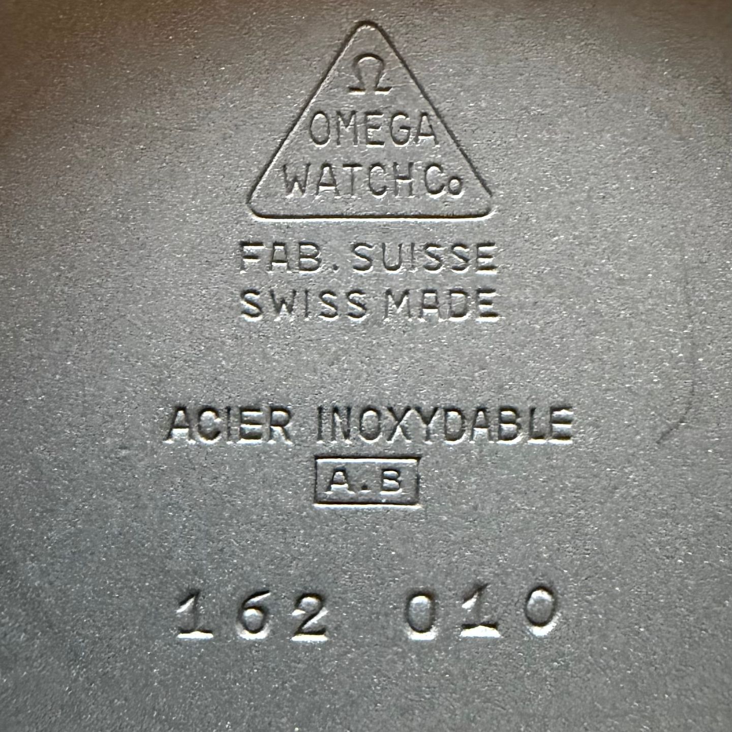 Omega Genève 162.010 (1968) - Blue dial 31 mm Steel case (5/8)