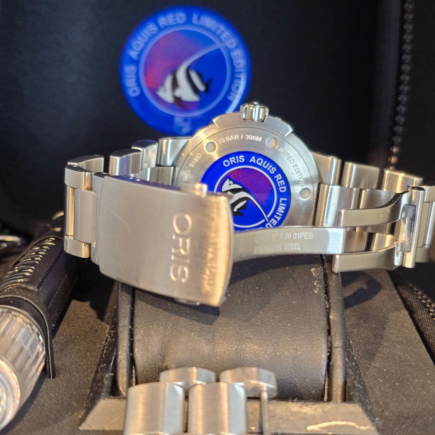 Oris Aquis 01 733 7653 4183-Set MB (Onbekend (willekeurig serienummer)) - Grijs wijzerplaat 43mm Staal (5/8)