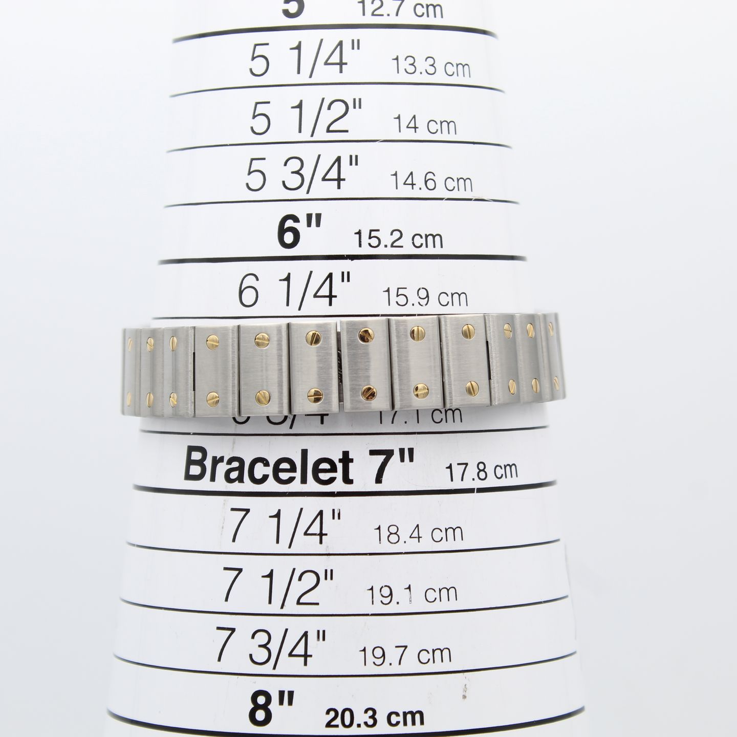 Cartier Santos Galbée W20012C4 (Unknown (random serial)) - White dial 35 mm Gold/Steel case (8/8)