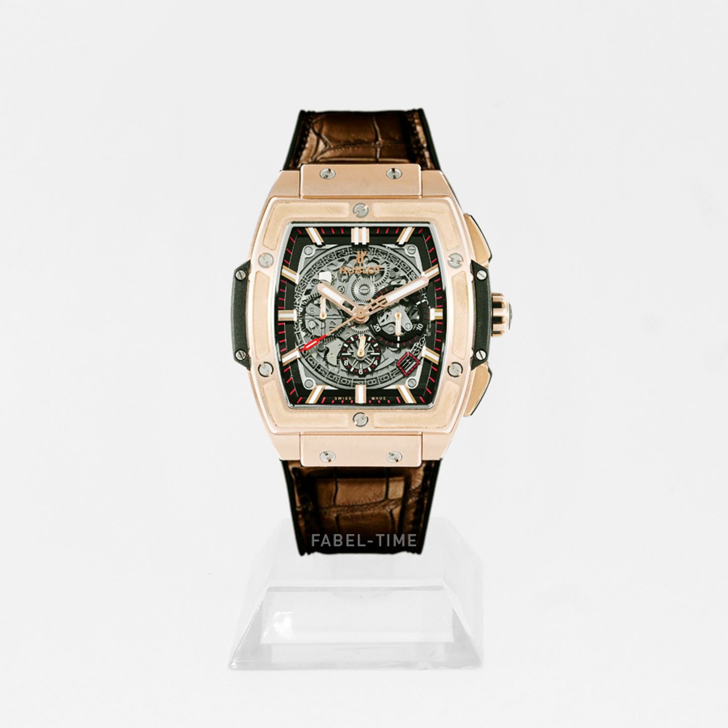 Hublot Spirit of Big Bang 601.OX.0183.LR (2024) - Transparant wijzerplaat 45mm Roségoud (1/1)