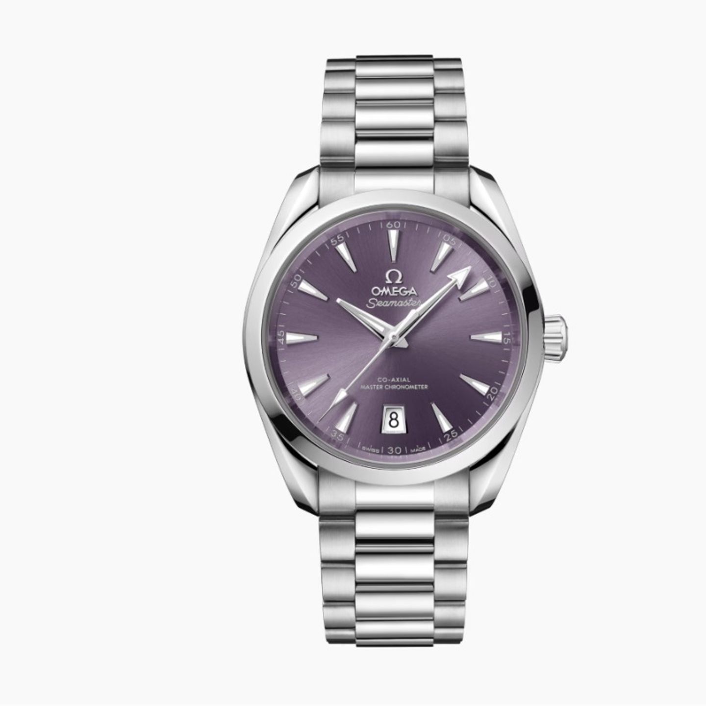 Omega Seamaster Aqua Terra 220.10.38.20.10.004 (2025) - Paars wijzerplaat 38mm Staal (1/1)