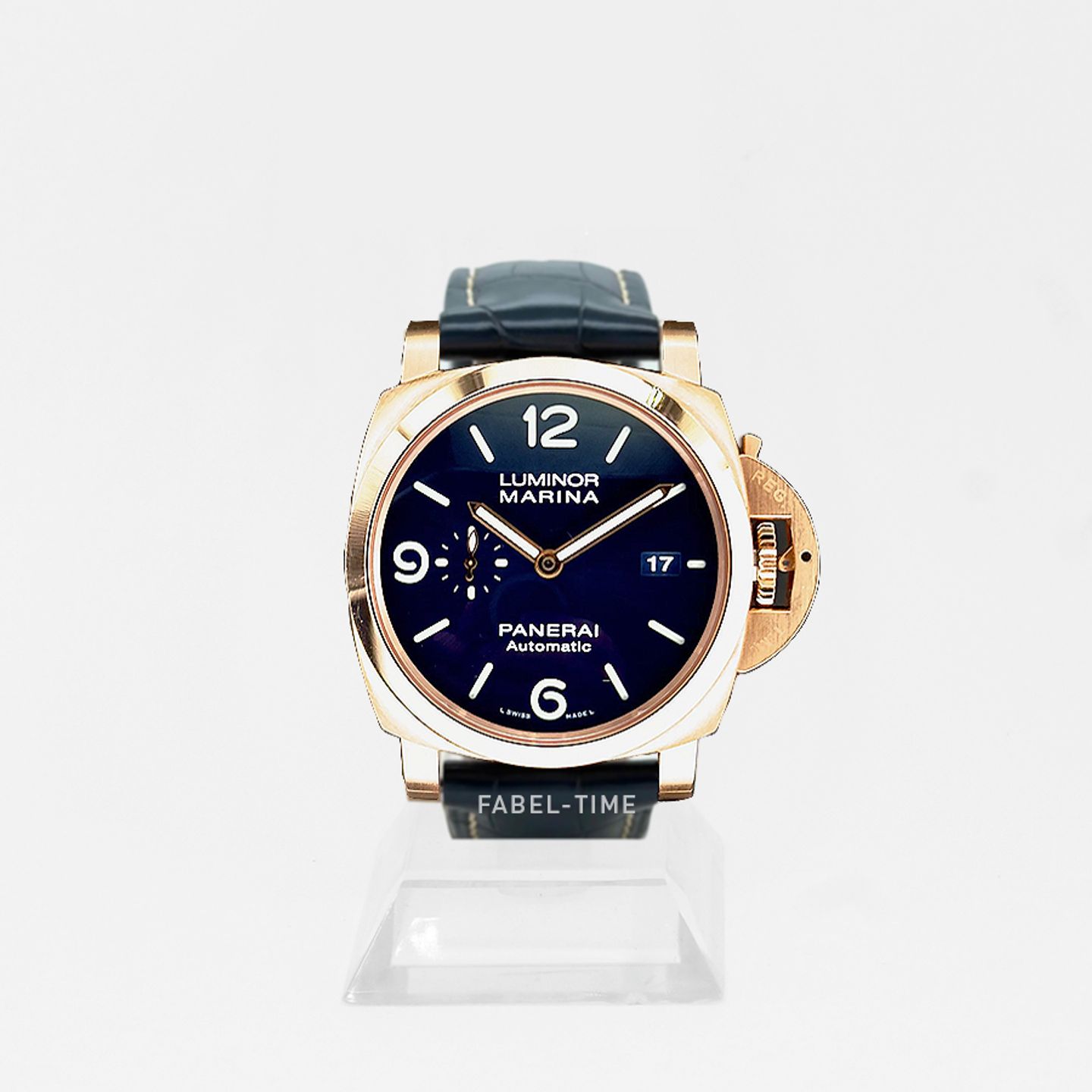 Panerai Luminor Marina PAM01112 (2024) - Blauw wijzerplaat 44mm Roségoud (1/1)