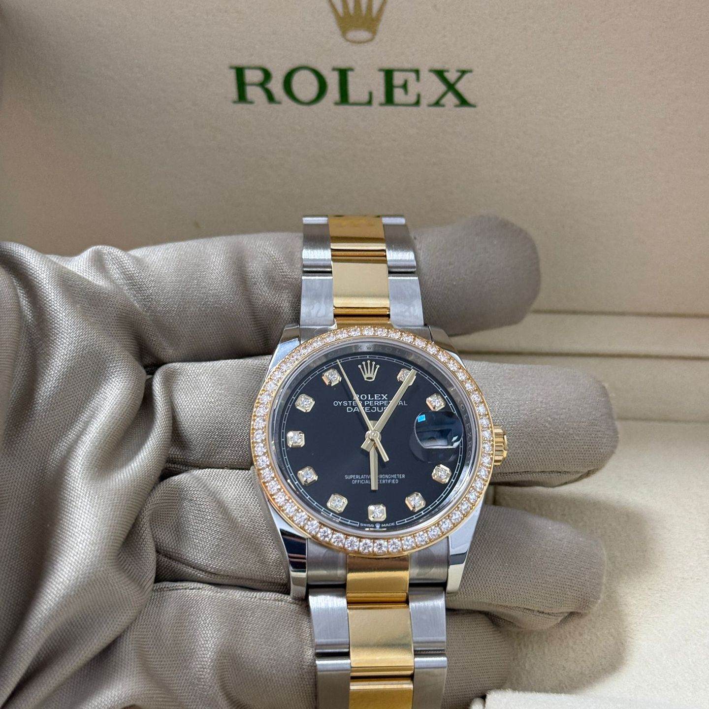 Rolex Datejust 36 126283RBR (2023) - Black dial 36 mm Steel case (8/8)