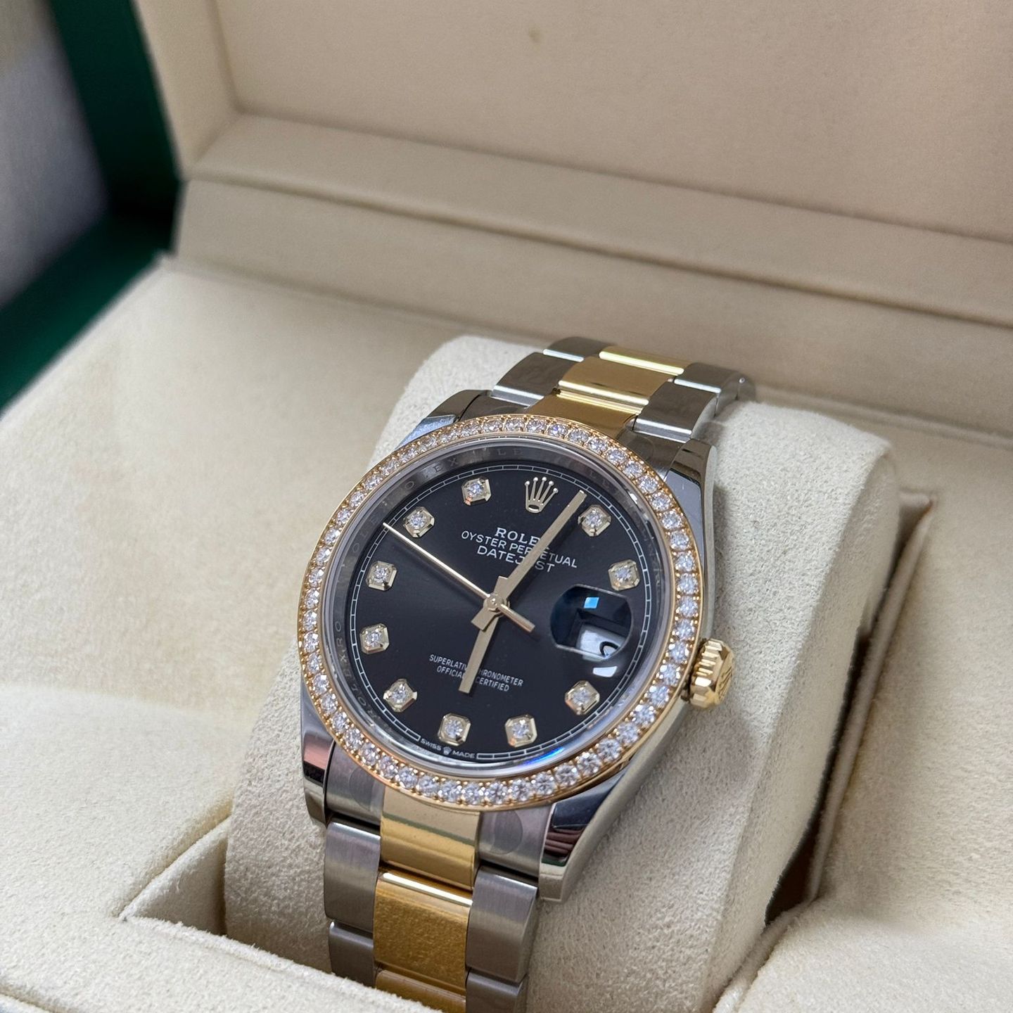 Rolex Datejust 36 126283RBR (2023) - Black dial 36 mm Steel case (5/8)