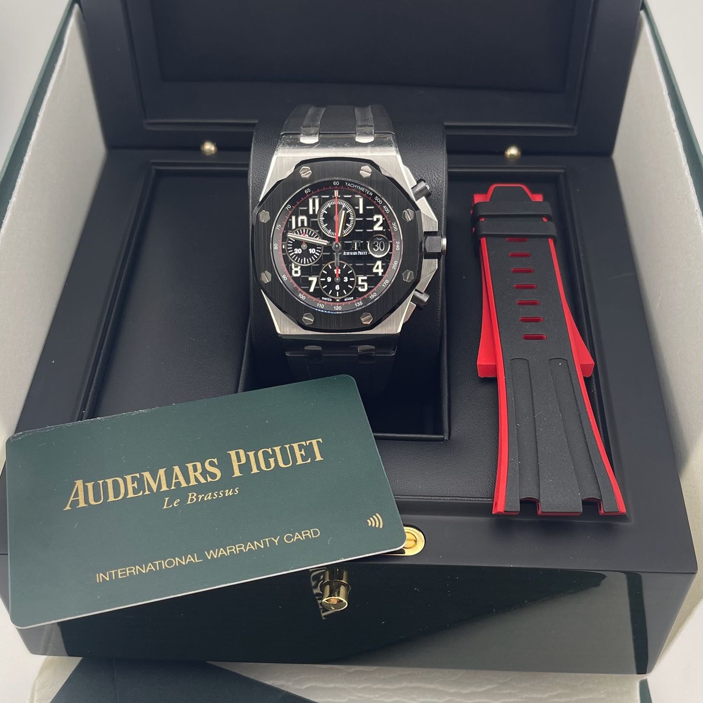 Audemars Piguet Royal Oak Offshore Chronograph 26470SO.OO.A002CA.01 (2022) - Black dial 42 mm Steel case (7/7)