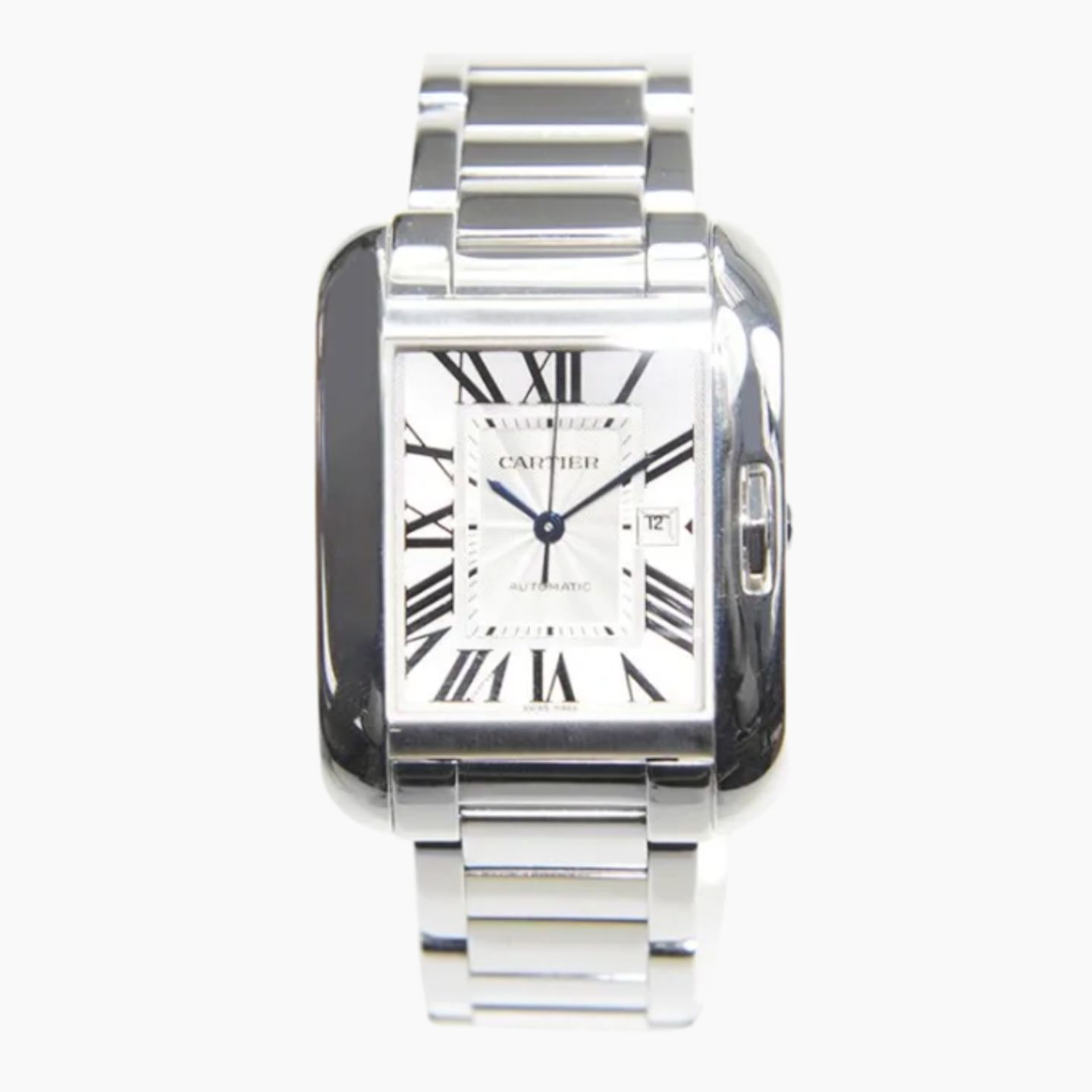 Cartier Tank Anglaise W5310025 (2023) - Zilver wijzerplaat 47mm Witgoud (1/1)