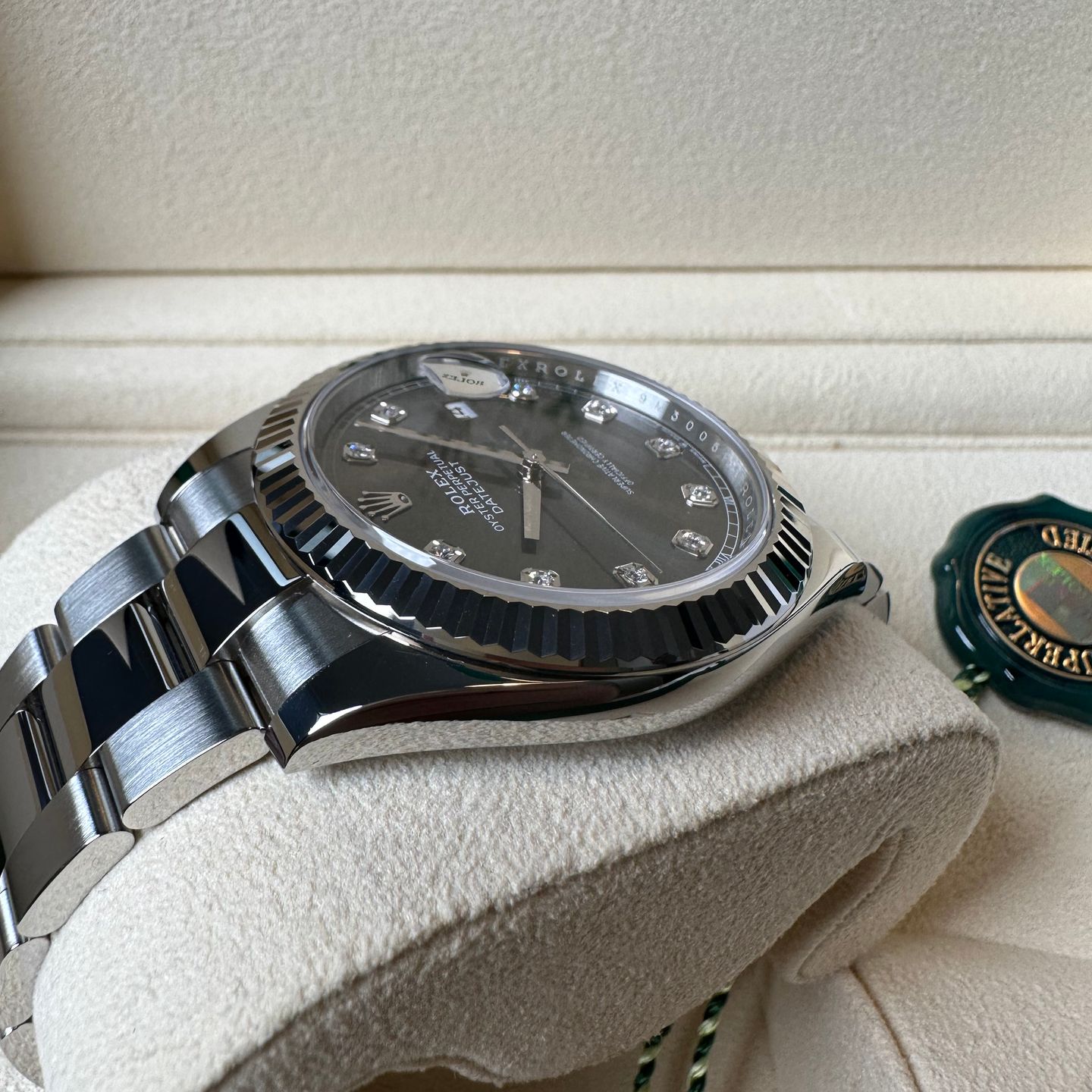 Rolex Datejust 41 126334 (2024) - Grijs wijzerplaat 41mm Staal (8/8)