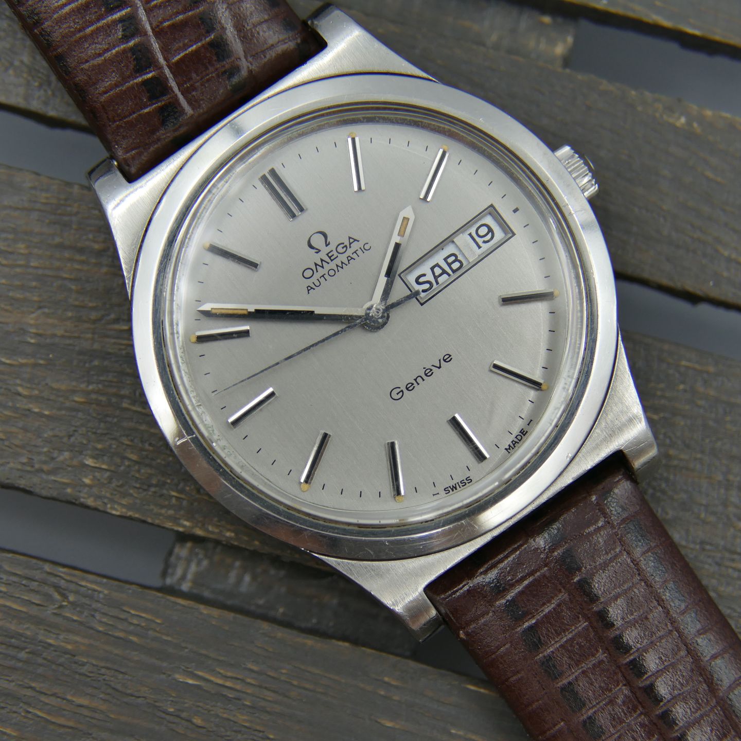 Omega Genève 1660169 (Onbekend (willekeurig serienummer)) - Onbekend wijzerplaat 36mm Onbekend (1/8)