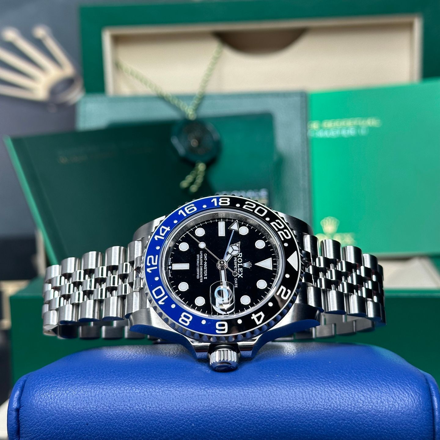 Rolex GMT-Master II 126710BLNR (2021) - Zwart wijzerplaat 40mm Staal (2/8)