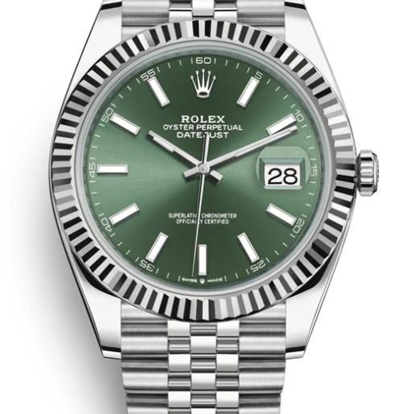Rolex Datejust 41 126334 (2026) - Green dial 41 mm Steel case (1/1)