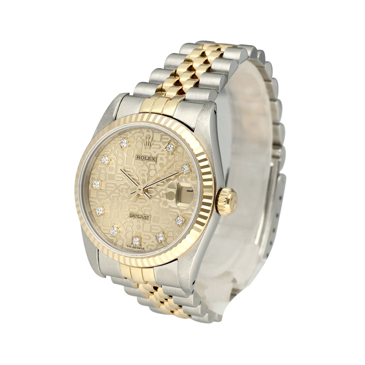 Rolex Datejust 31 68273 (1990) - Champagne wijzerplaat 31mm Goud/Staal (5/8)