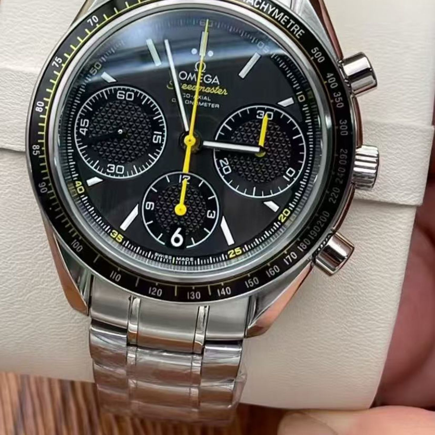 Omega Speedmaster Racing 326.30.40.50.06.001 (2025) - Grijs wijzerplaat 40mm Staal (1/6)