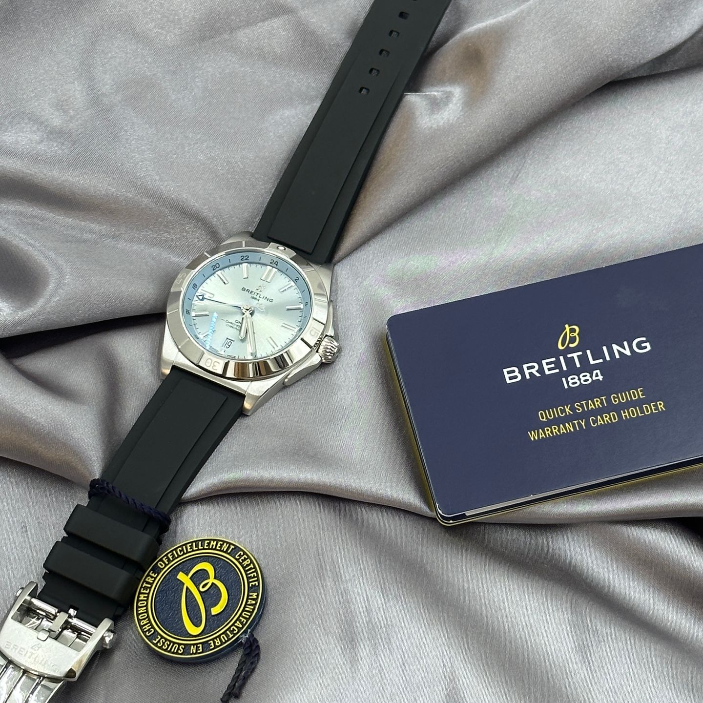 Breitling Chronomat GMT P32398101C1S1 (2023) - Blue dial 40 mm Steel case (2/8)