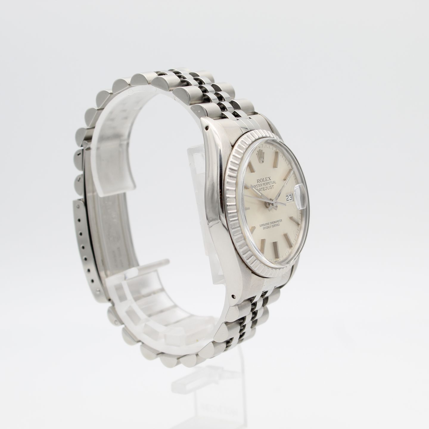 Rolex Datejust 36 16030 (1985) - Silver dial 36 mm Steel case (5/8)