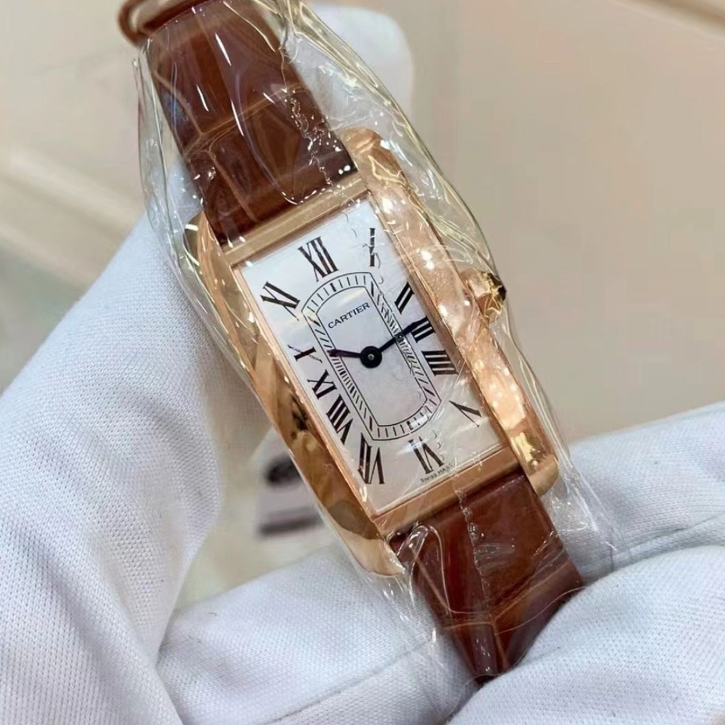 Cartier Tank Française WGTA0133 (2024) - Wit wijzerplaat Onbekend Staal (1/1)