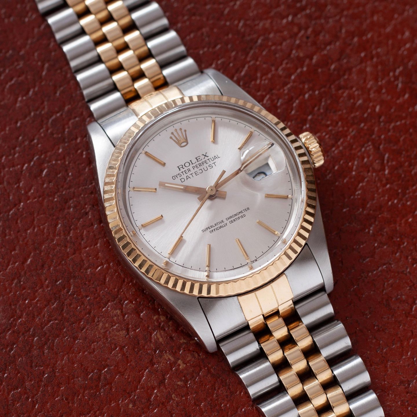 Rolex Datejust 36 16013 (1986) - Zilver wijzerplaat 36mm Staal (1/7)