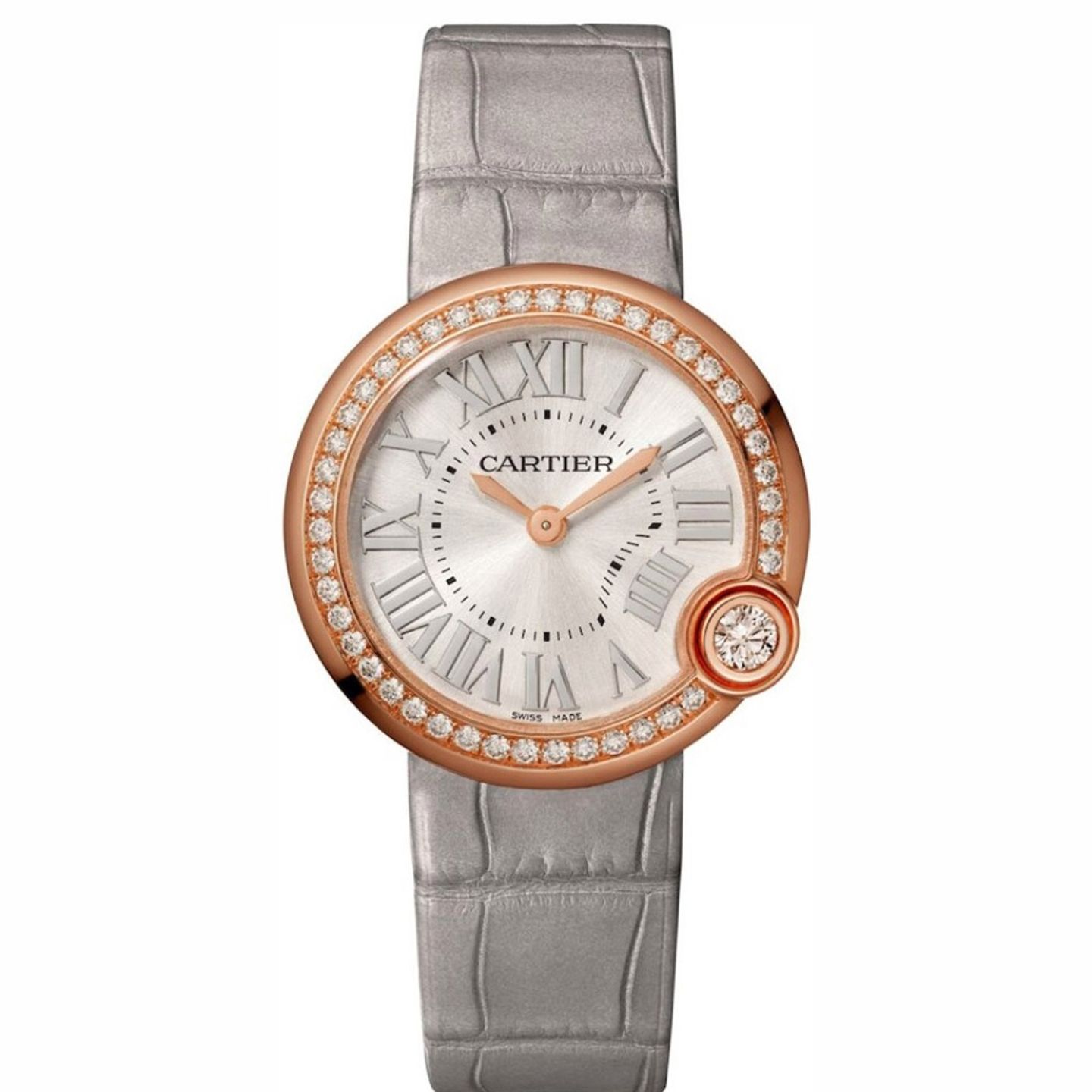 Cartier Ballon Blanc WJBL0008 (2023) - Silver dial 30 mm Rose Gold case (1/1)