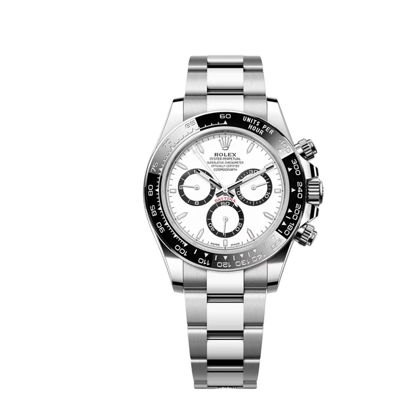 Rolex Daytona 126500LN (2024) - Wit wijzerplaat 40mm Staal (1/1)