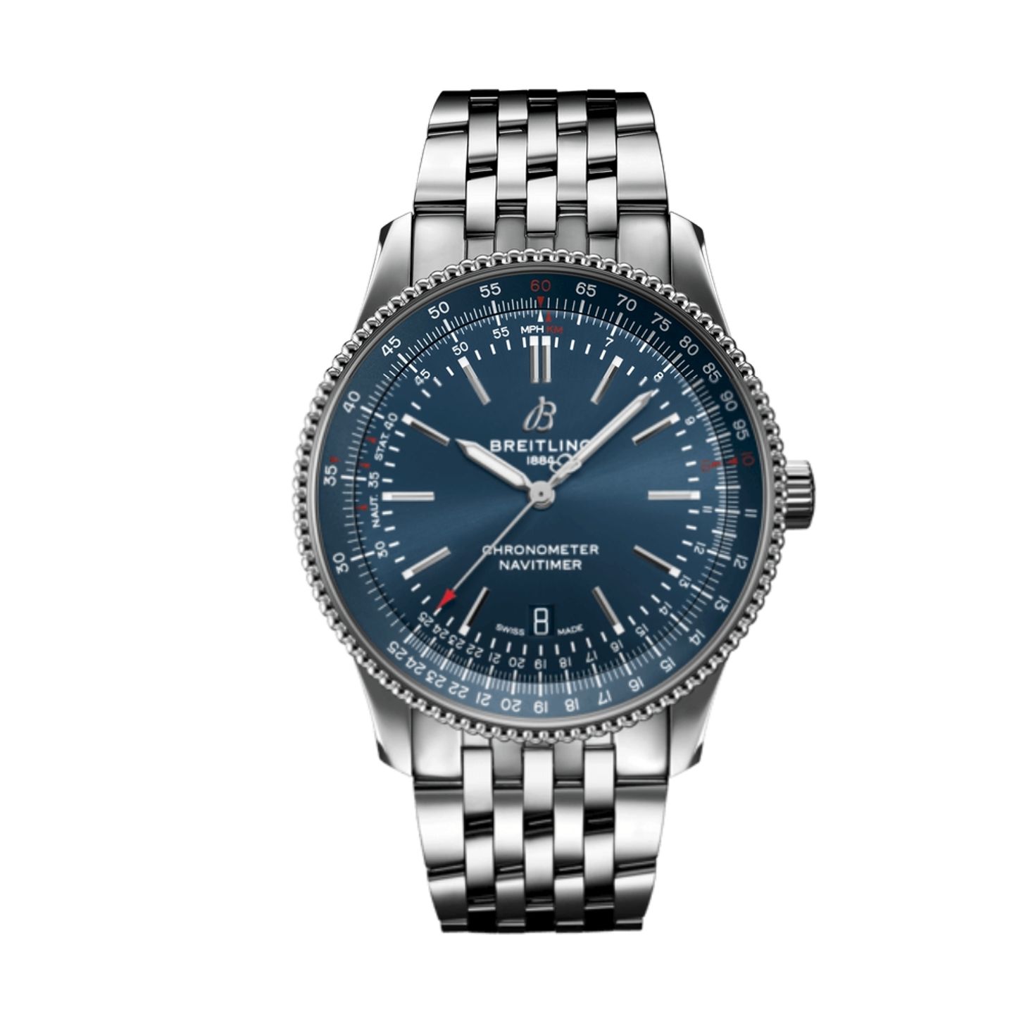 Breitling Navitimer A17326161C1A1 (2023) - Blauw wijzerplaat 41mm Staal (1/1)