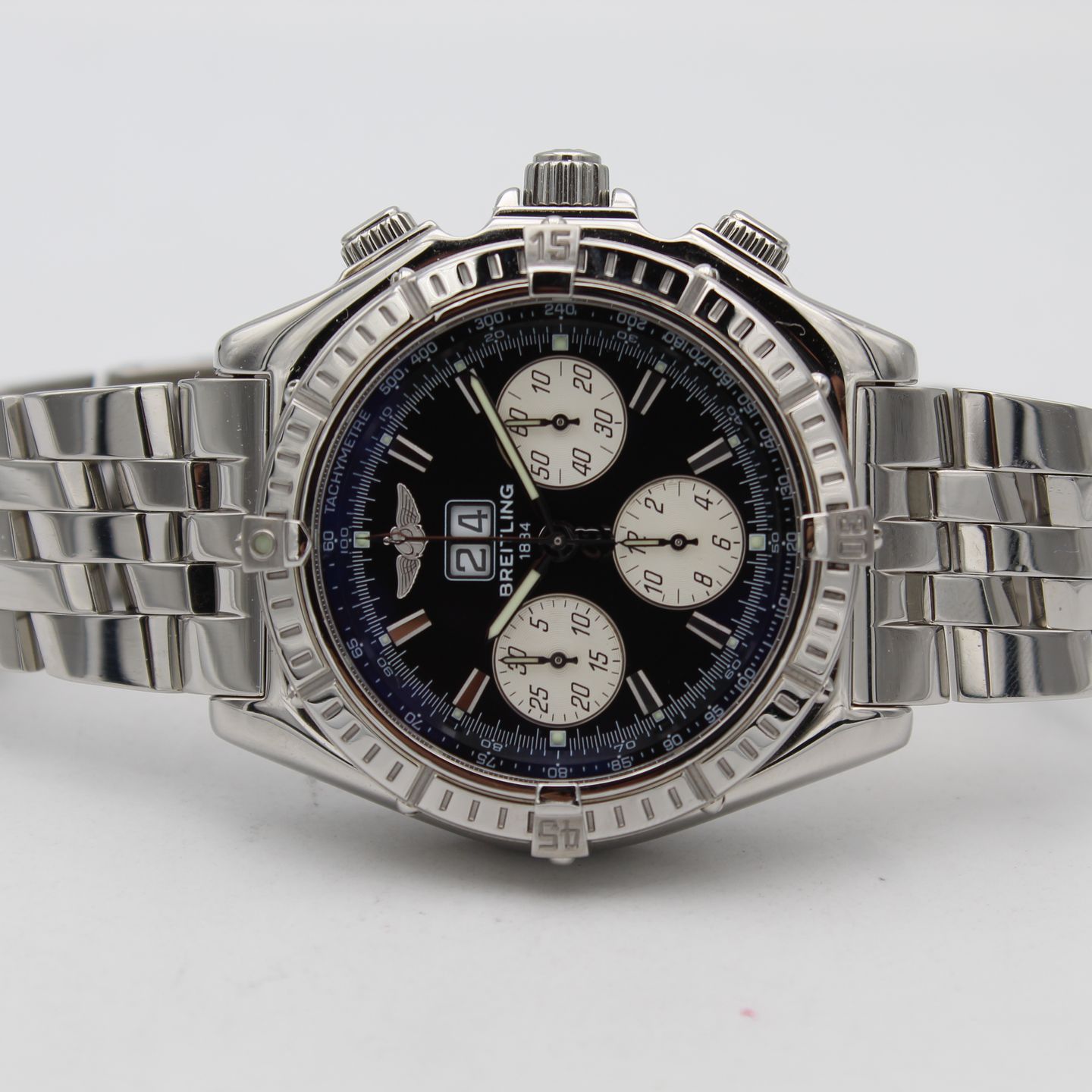 Breitling Crosswind Special A44355 (Unknown (random serial)) - Black dial 44 mm Steel case (4/8)