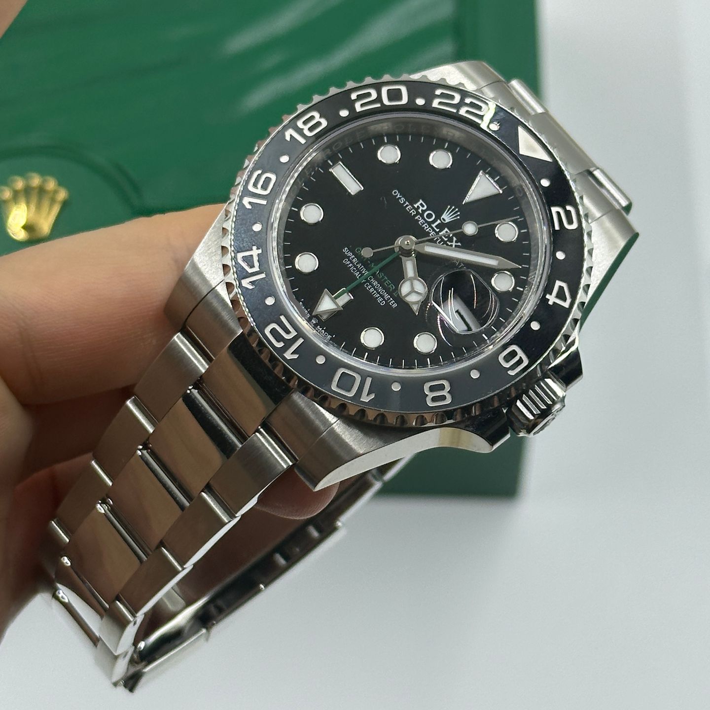 Rolex GMT-Master II 126710GRNR (2024) - Zwart wijzerplaat 40mm Staal (6/8)