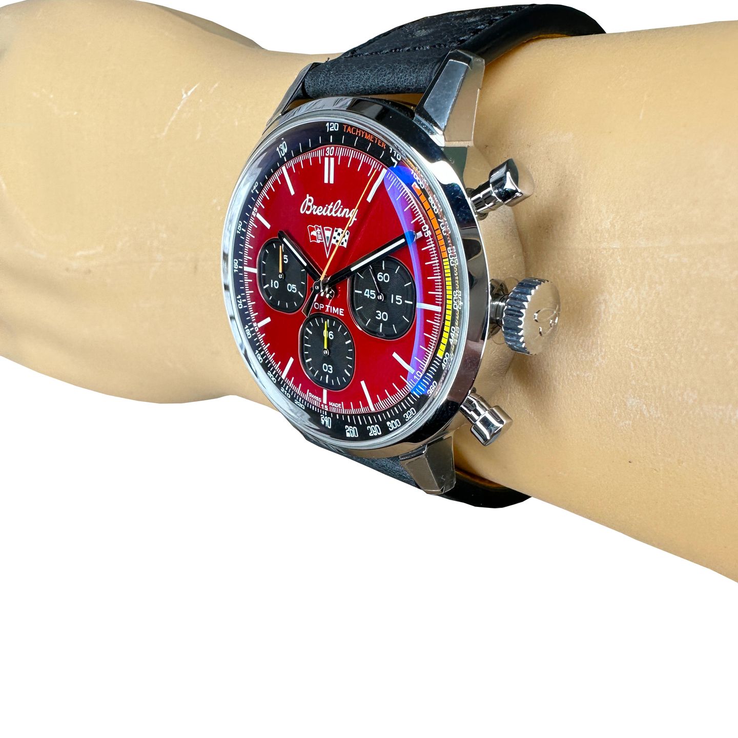 Breitling Top Time A25310241K1X1 (2023) - Rood wijzerplaat 42mm Staal (5/8)