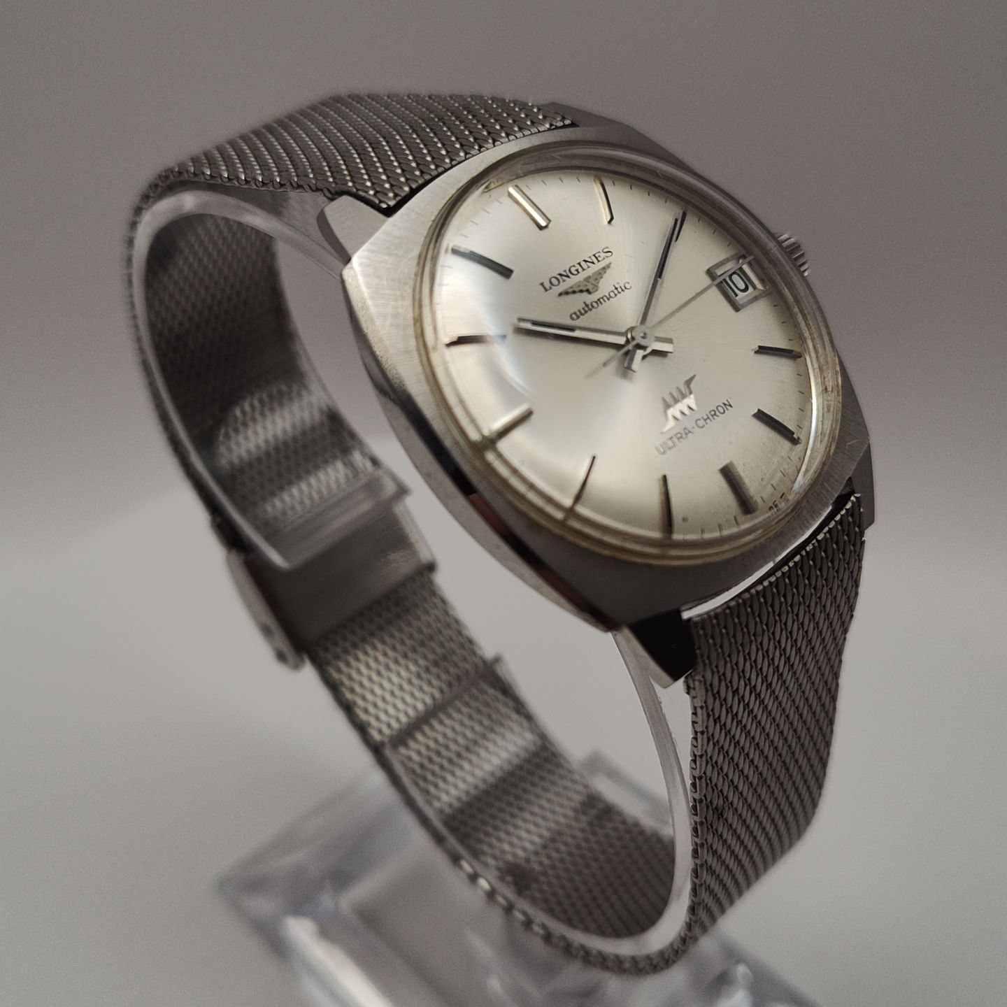 Longines Vintage Longines Automatic Ultra-Chron Date Vintage Circa 1969 (1969) - White dial 38 mm Steel case (6/8)