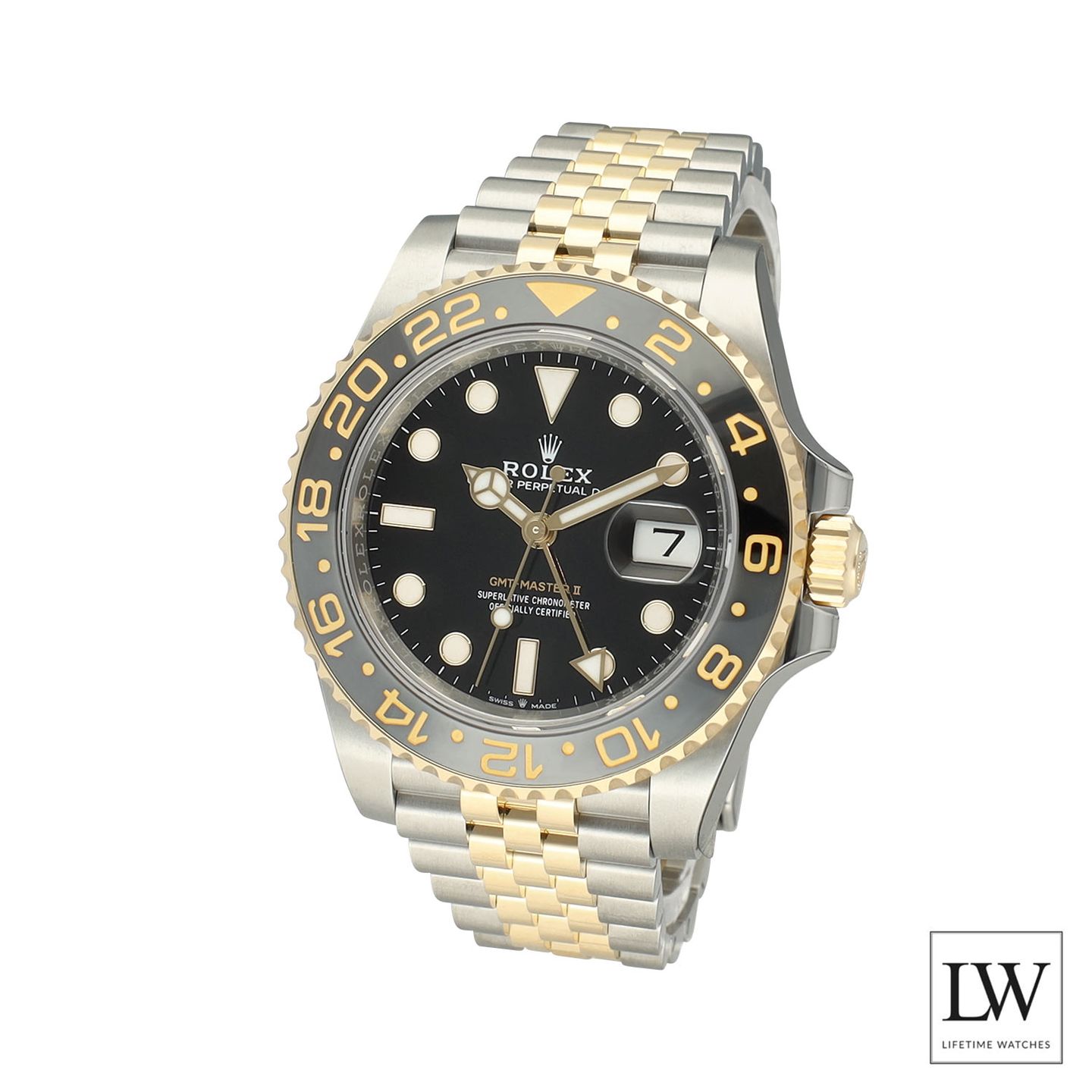 Rolex GMT-Master II 126713 (2025) - Black dial 40 mm Gold/Steel case (4/8)