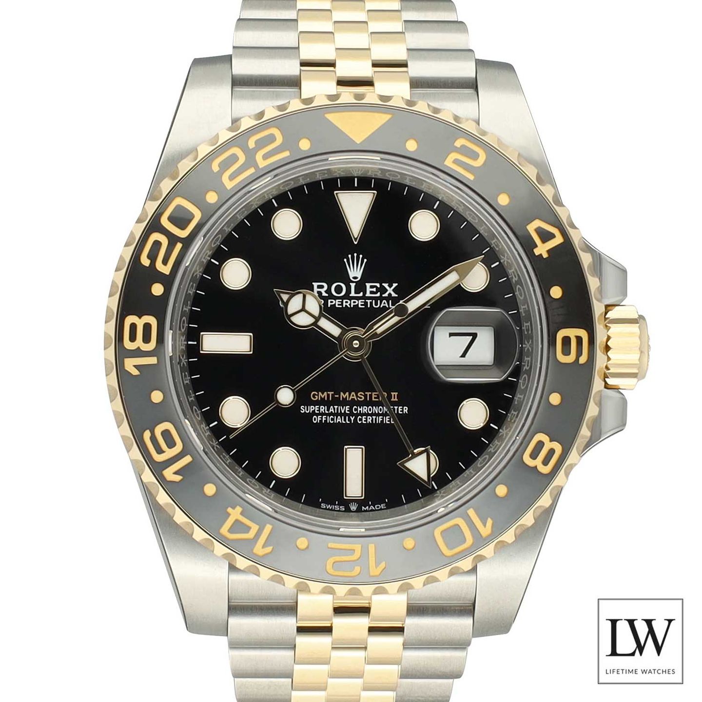 Rolex GMT-Master II 126713 (2025) - Black dial 40 mm Gold/Steel case (2/8)