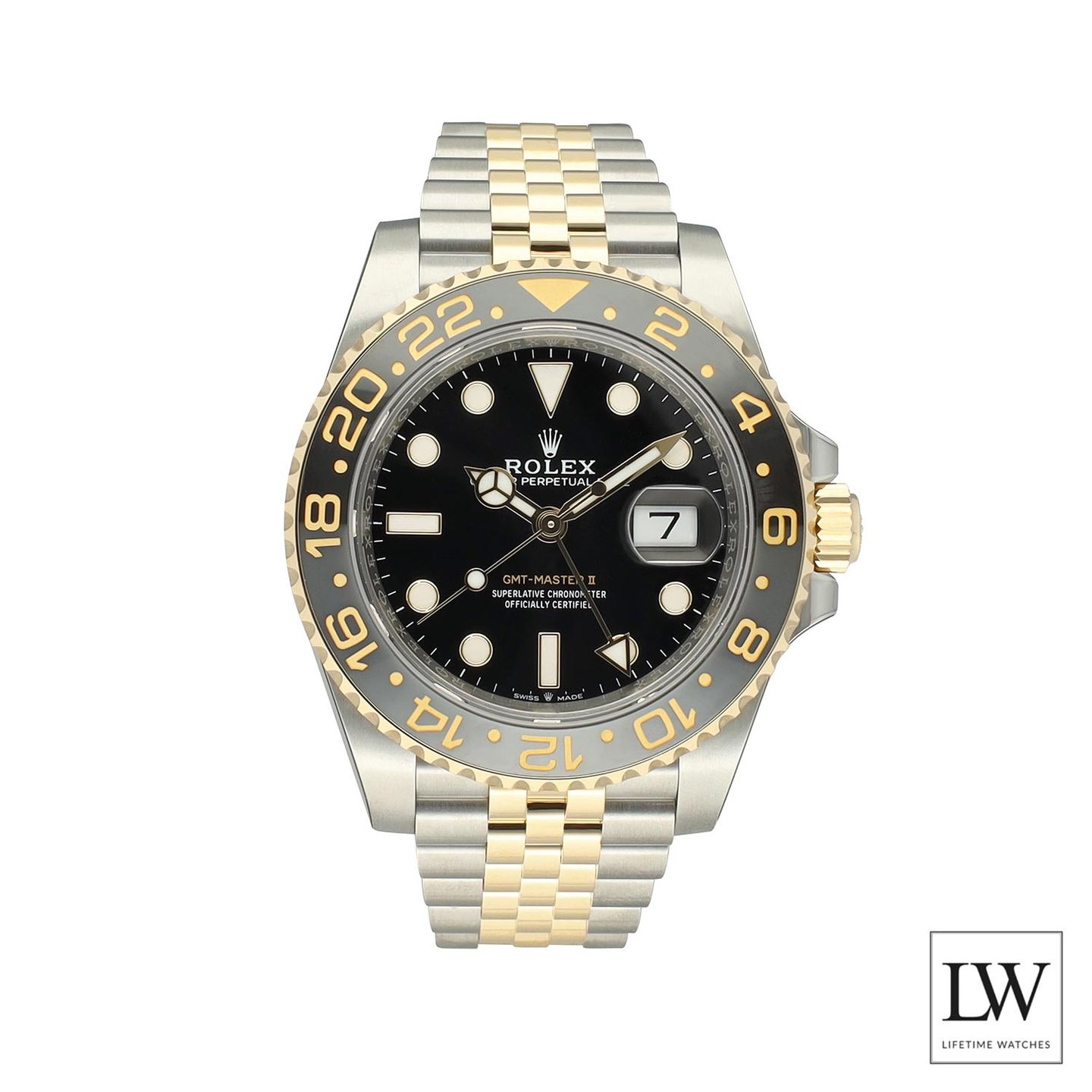 Rolex GMT-Master II 126713 (2025) - Black dial 40 mm Gold/Steel case (3/8)