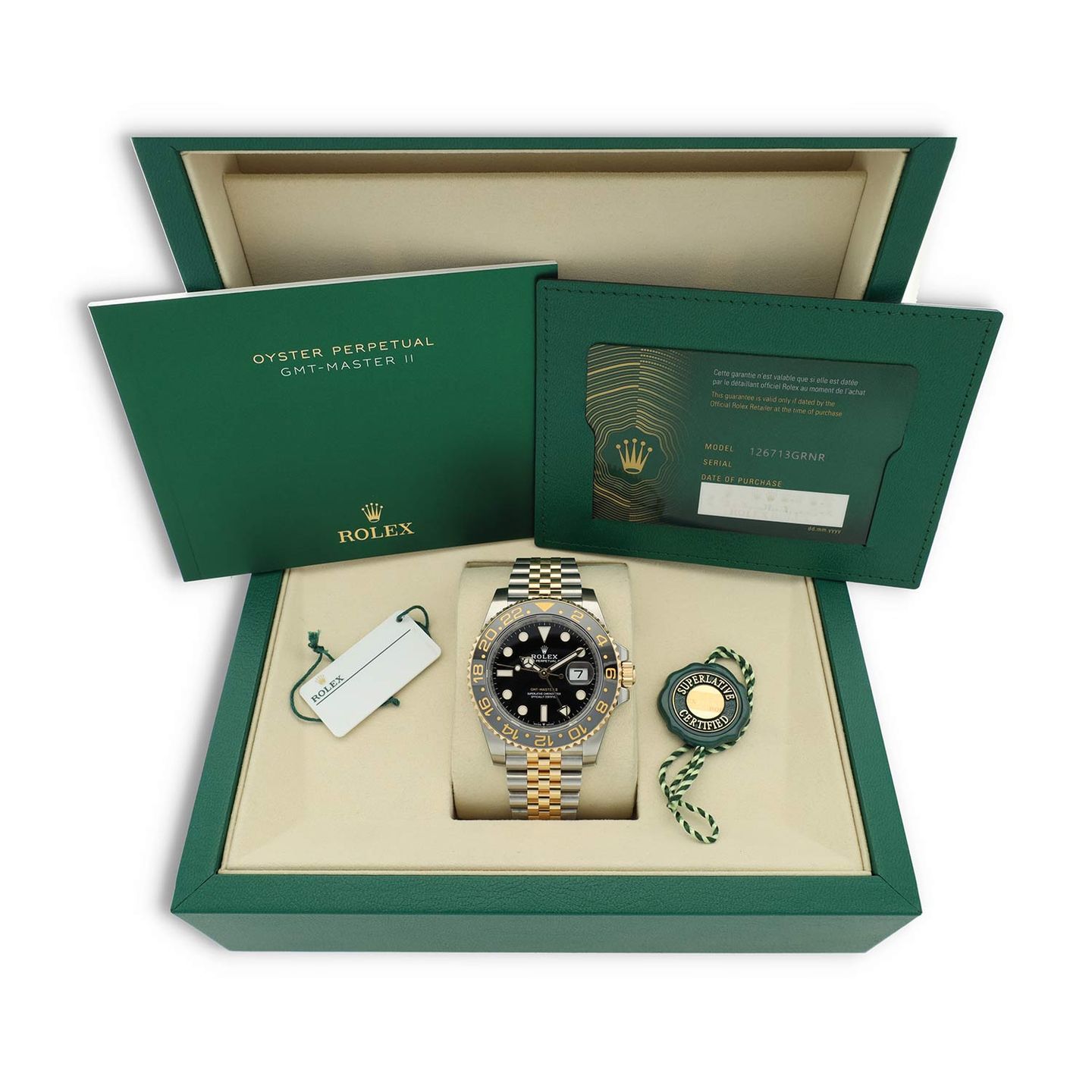 Rolex GMT-Master II 126713 (2025) - Black dial 40 mm Gold/Steel case (8/8)