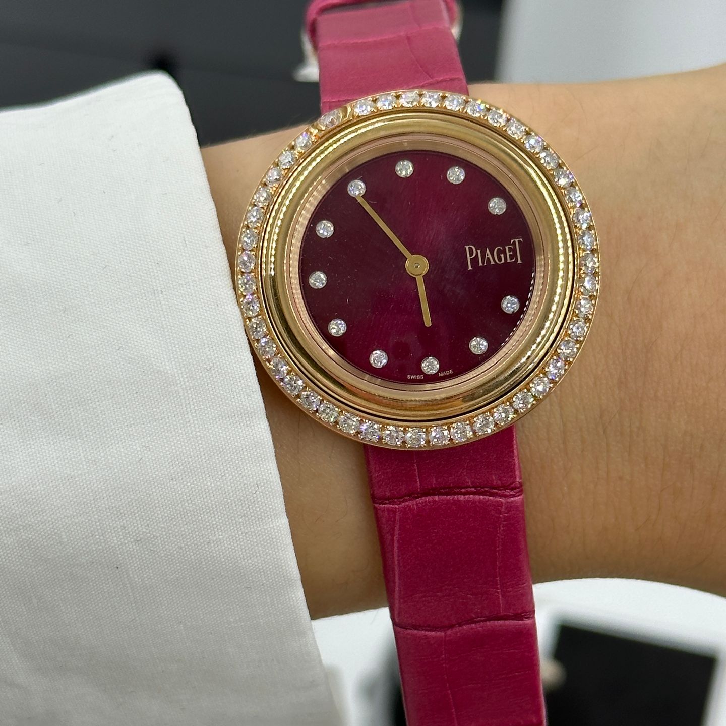 Piaget Possession G0A44096 (2024) - Roze wijzerplaat 34mm Roségoud (8/8)