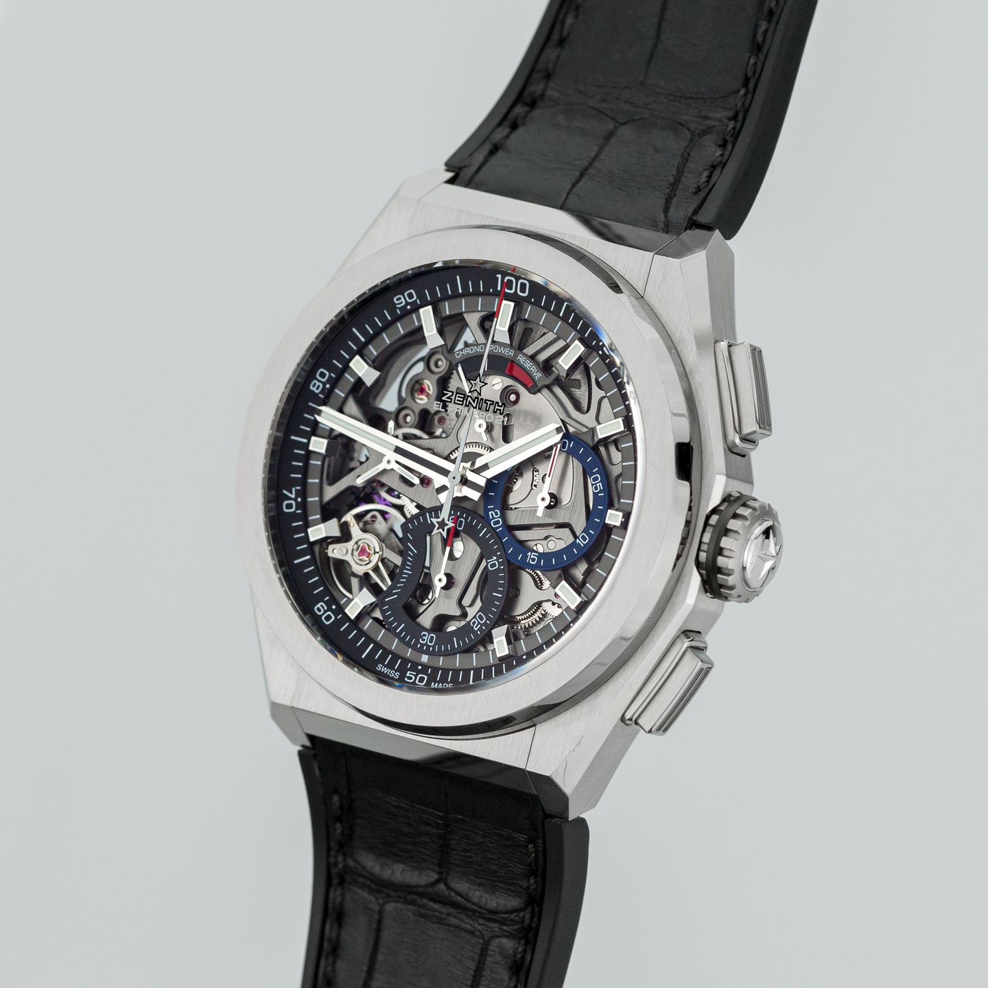 Zenith Defy El Primero 95.9000.9004/78.R582 (Unknown (random serial)) - Transparent dial 44 mm Titanium case (3/8)