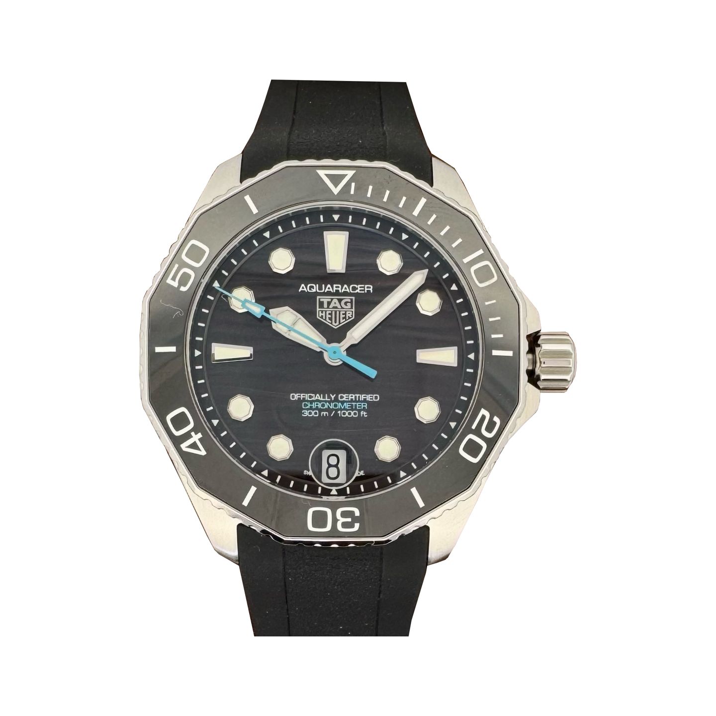 TAG Heuer Aquaracer 300M WBP5110.FT6257 (2025) - Zwart wijzerplaat 42mm Staal (1/1)