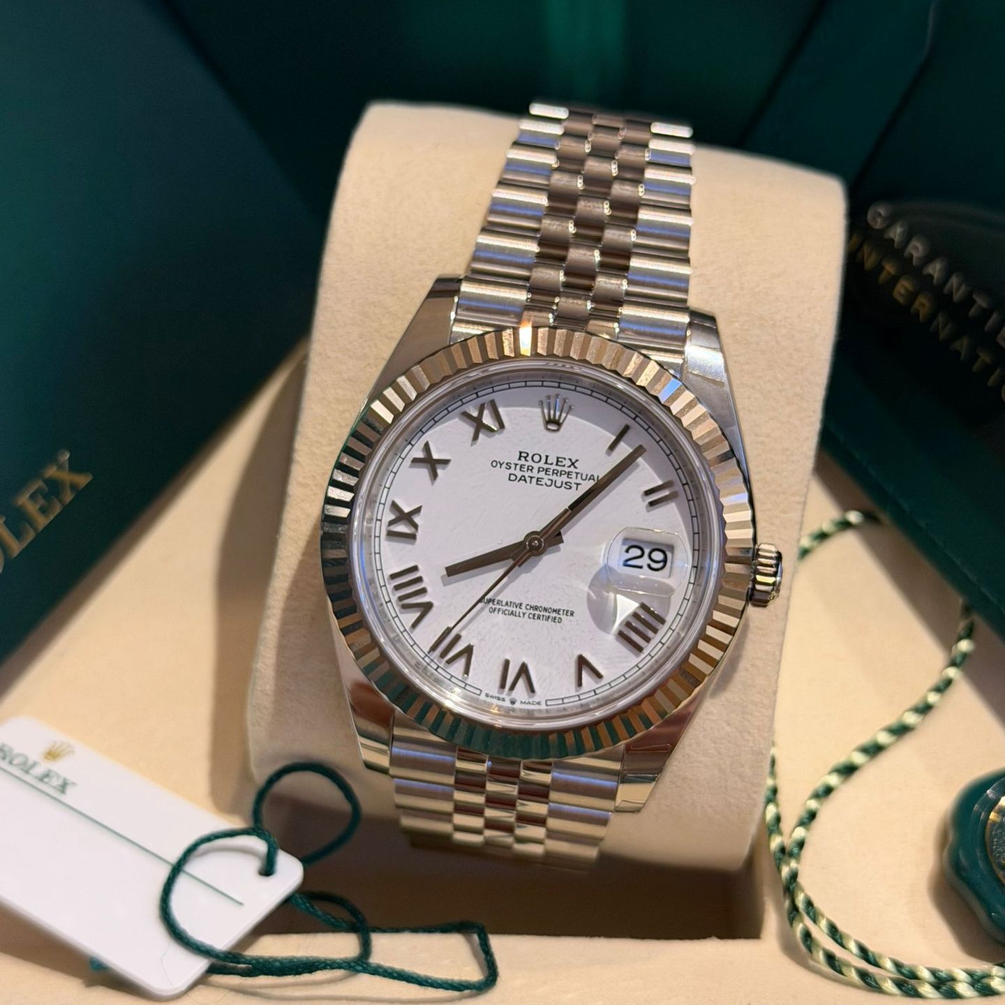 Rolex Datejust 41 126334 (2026) - Wit wijzerplaat 41mm Staal (7/8)