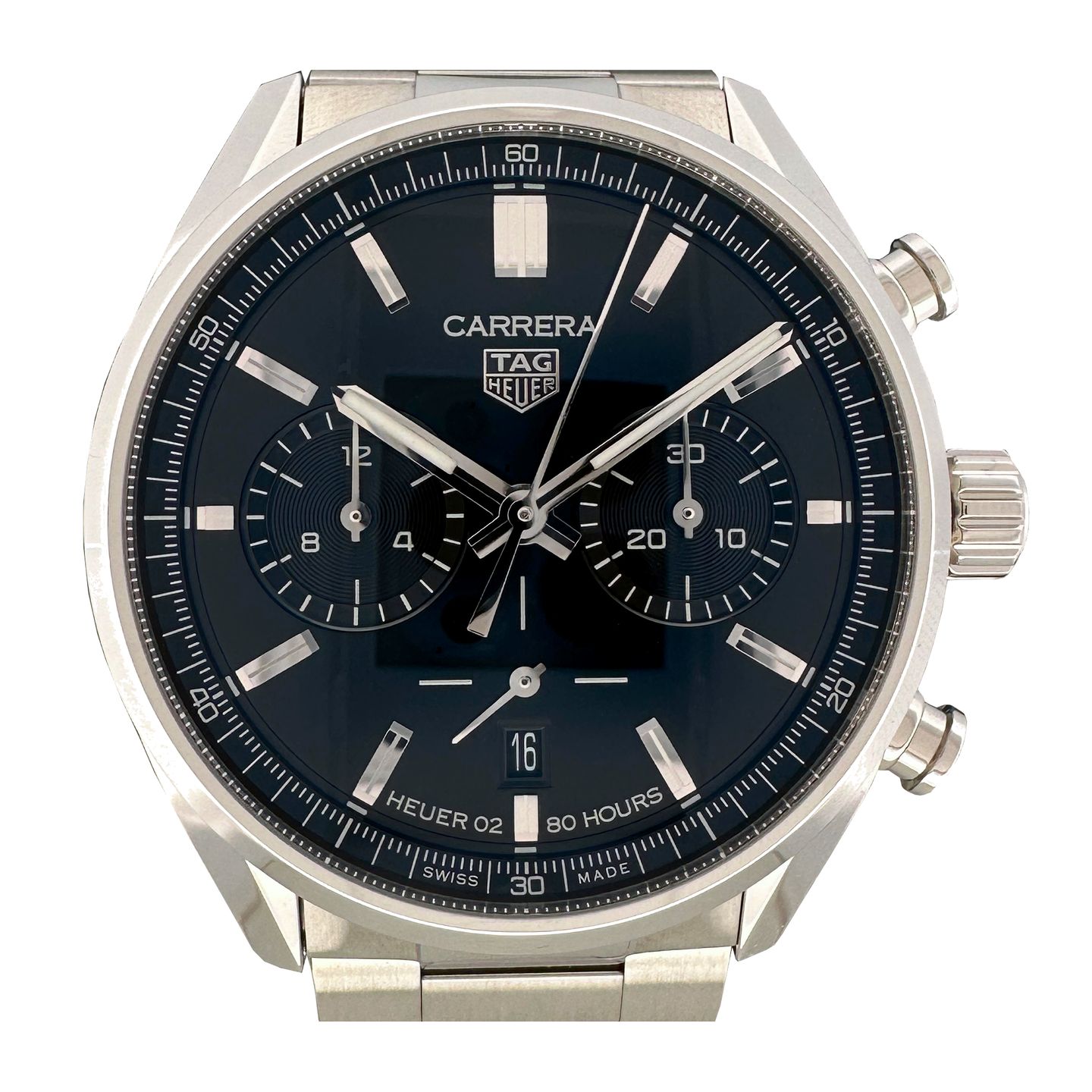 TAG Heuer Carrera CBN2010.BA0642 (2024) - Black dial 42 mm Steel case (1/8)