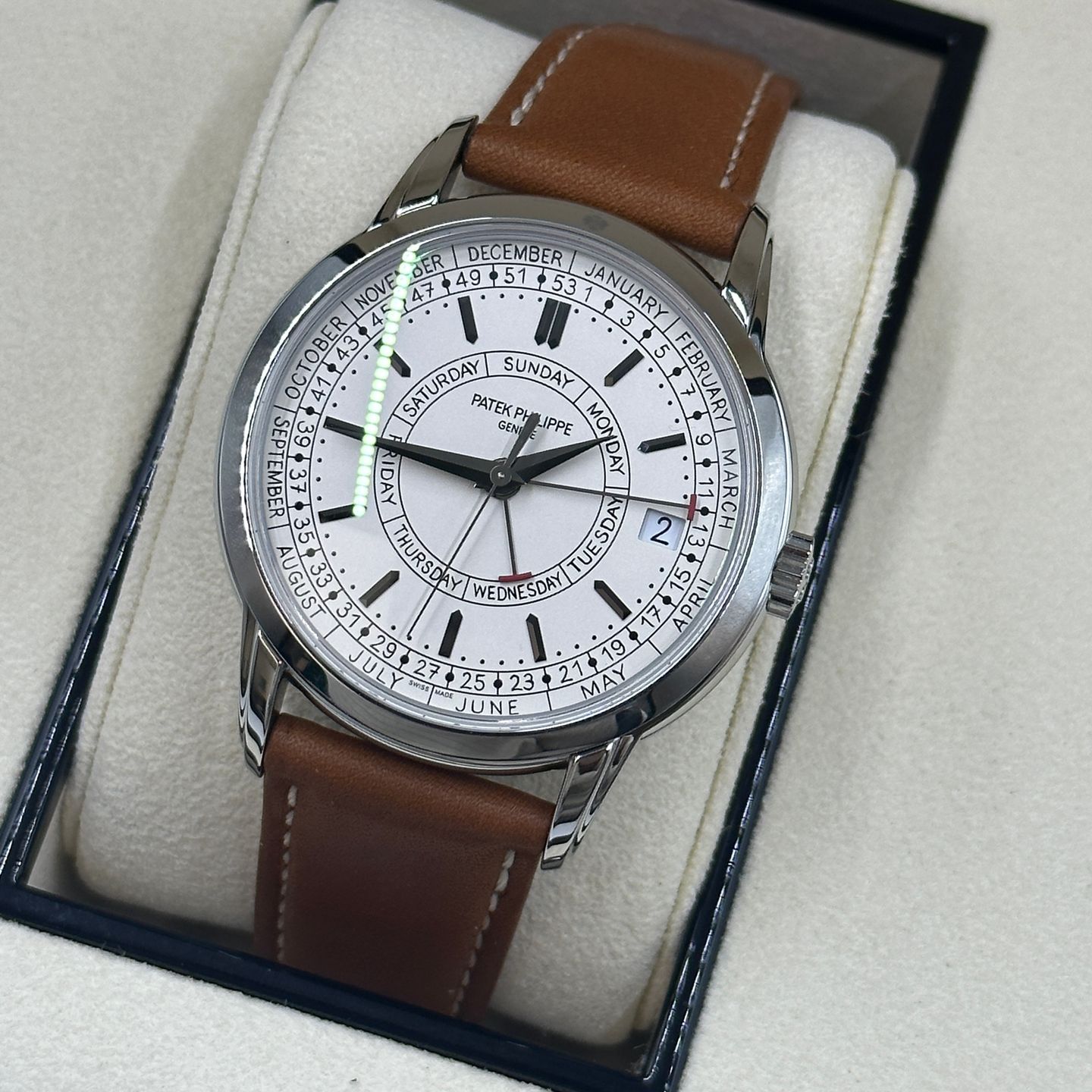 Patek Philippe Calatrava 5212A-001 (2023) - Zilver wijzerplaat 40mm Staal (4/8)