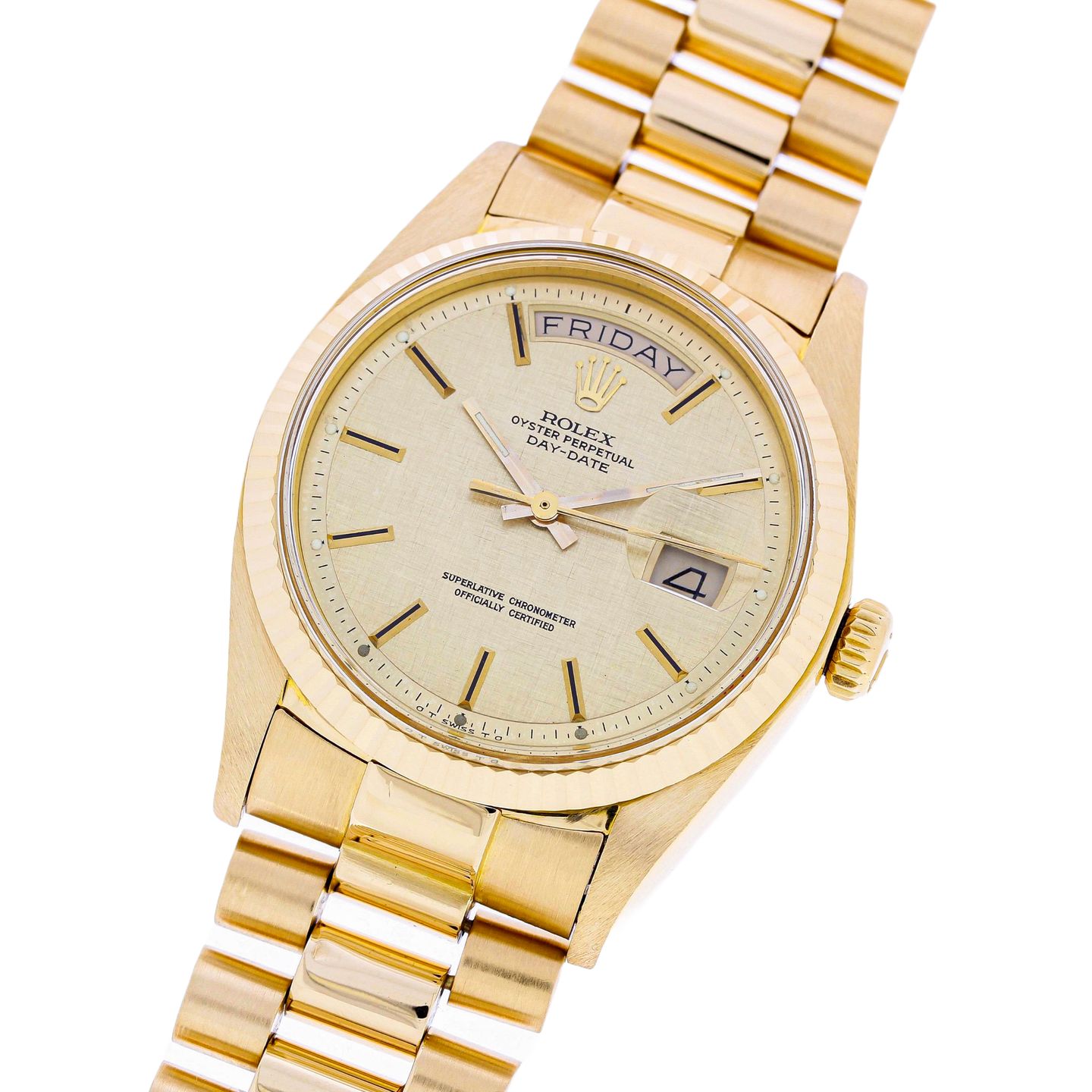 Rolex Day-Date 1803 (1973) - Gold dial 36 mm Yellow Gold case (2/8)