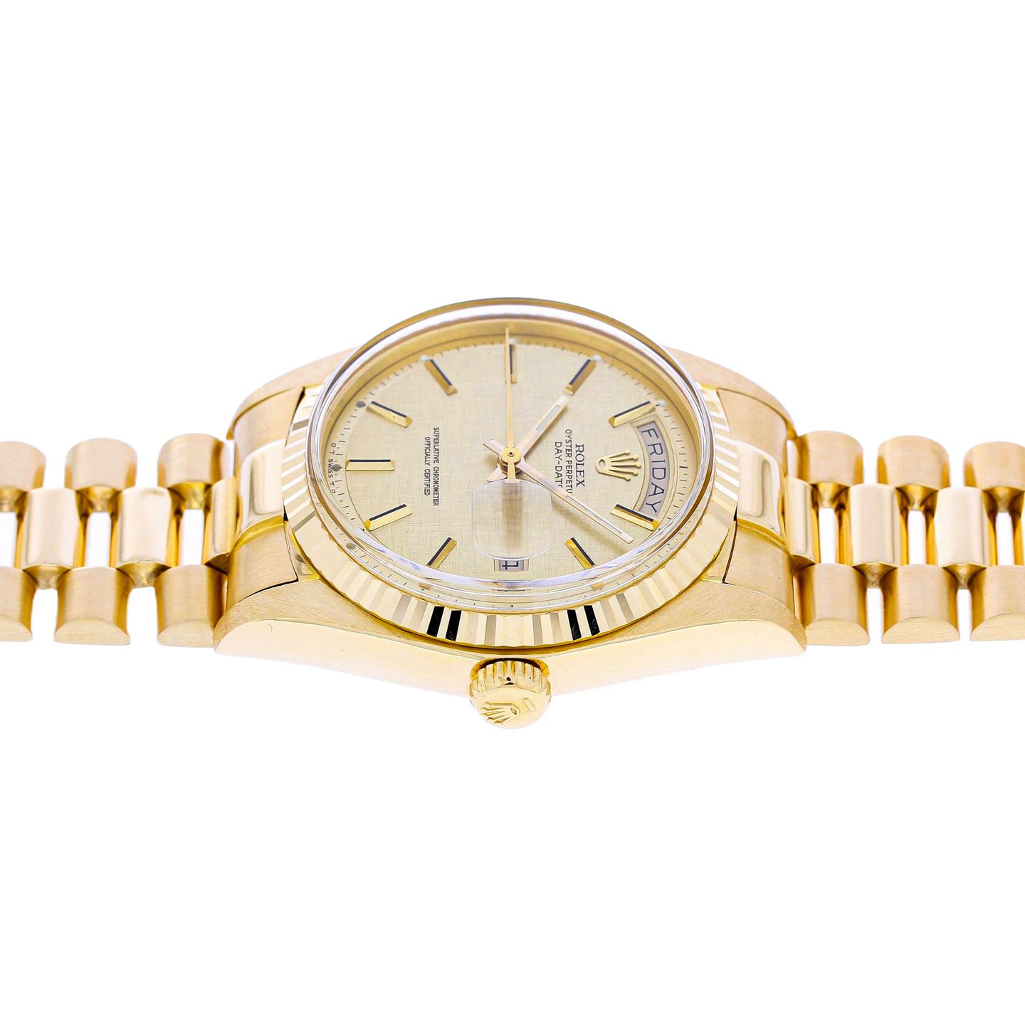 Rolex Day-Date 1803 (1973) - Gold dial 36 mm Yellow Gold case (3/8)