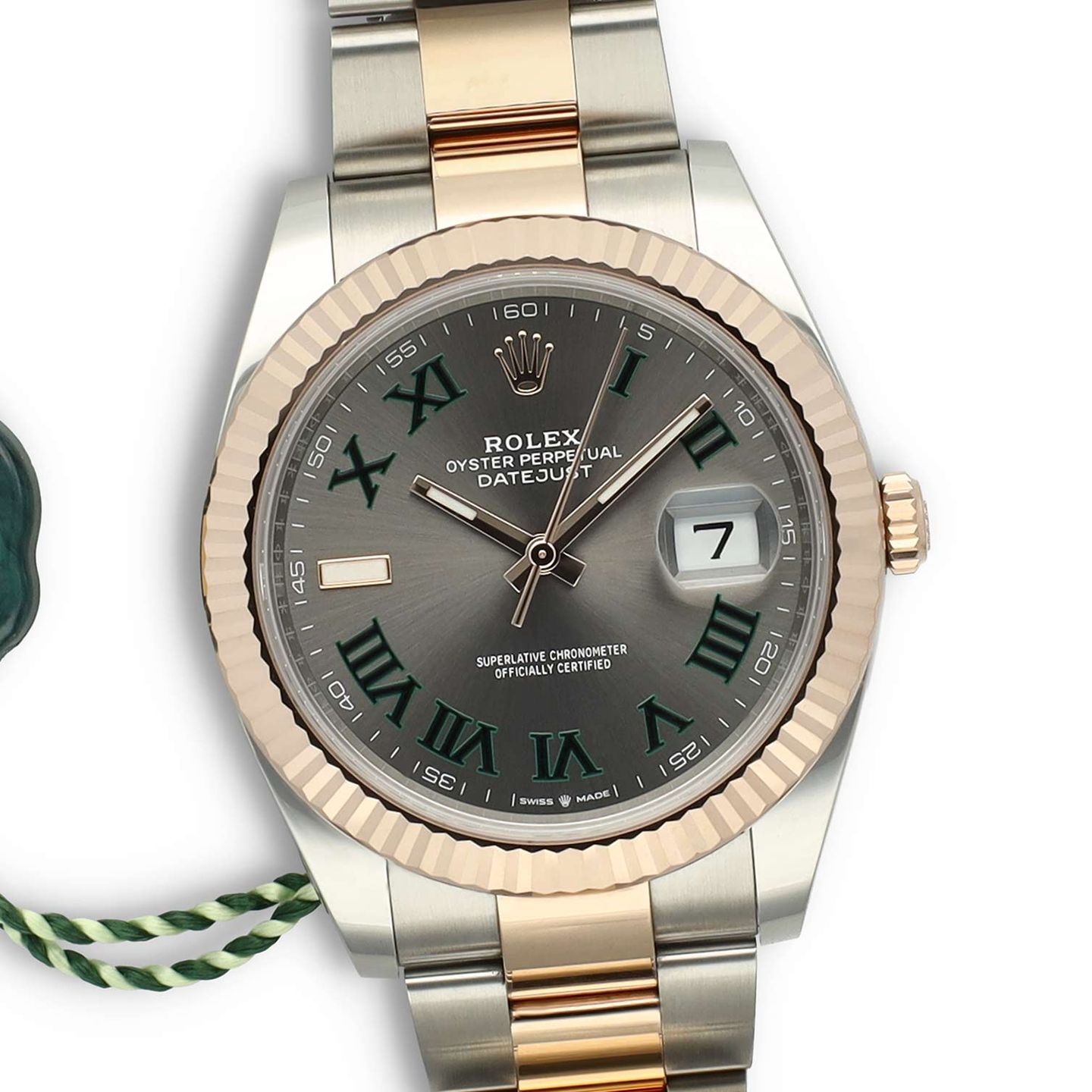 Rolex Datejust 41 126331 (2023) - Grey dial 41 mm Gold/Steel case (1/8)