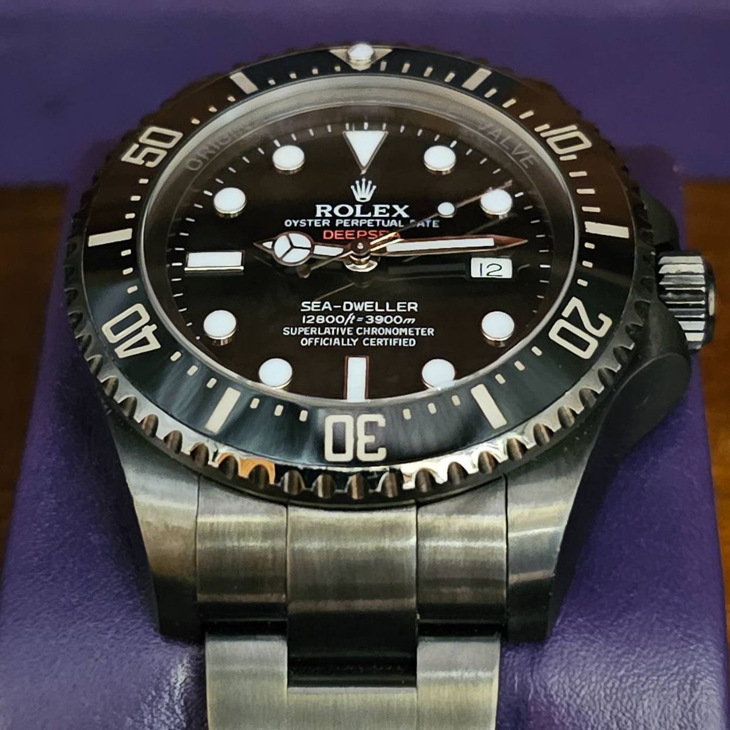 Rolex Sea-Dweller Deepsea 116660 (2009) - Black dial 44 mm Steel case (1/6)