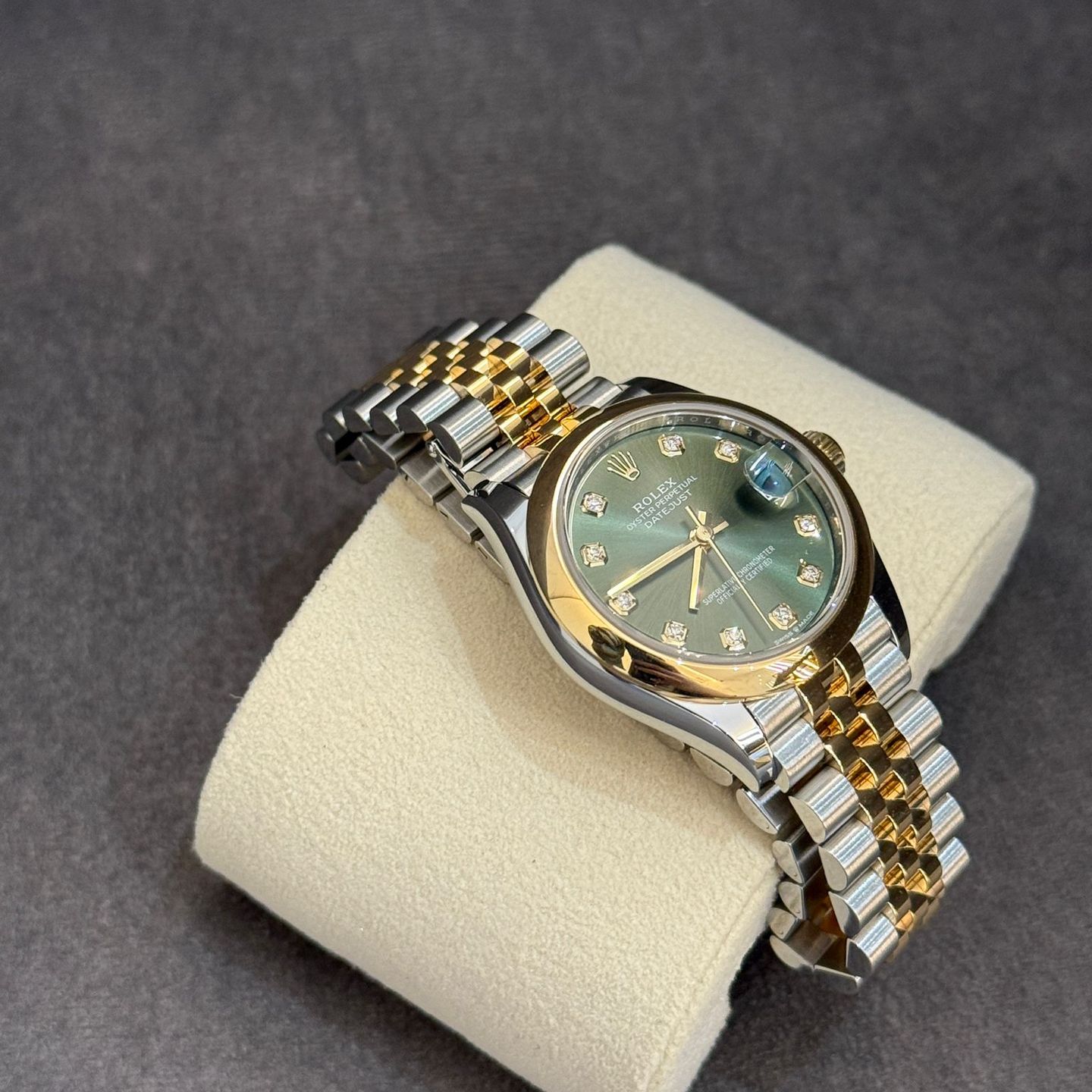 Rolex Datejust 31 278243 (2025) - Groen wijzerplaat 31mm Staal (2/8)