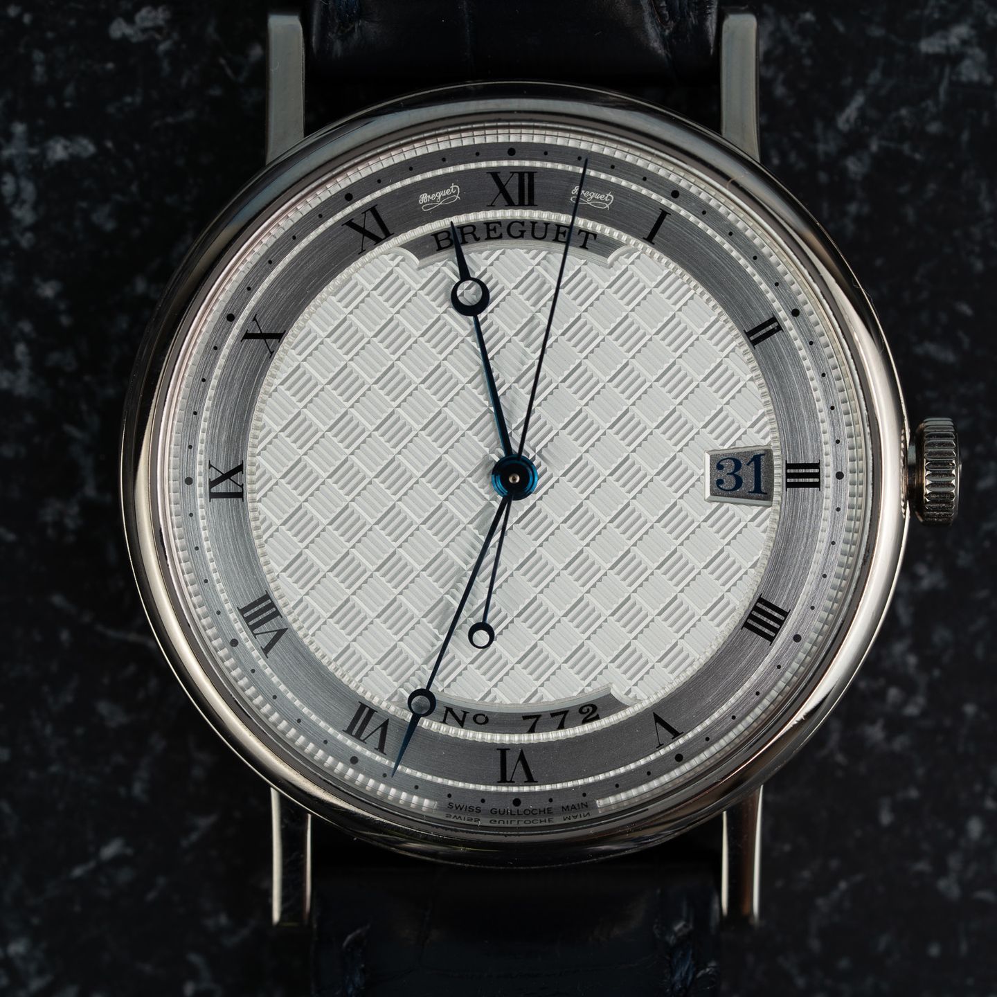 Breguet Classique 5177 (Onbekend (willekeurig serienummer)) - Zwart wijzerplaat 40mm Staal (8/8)