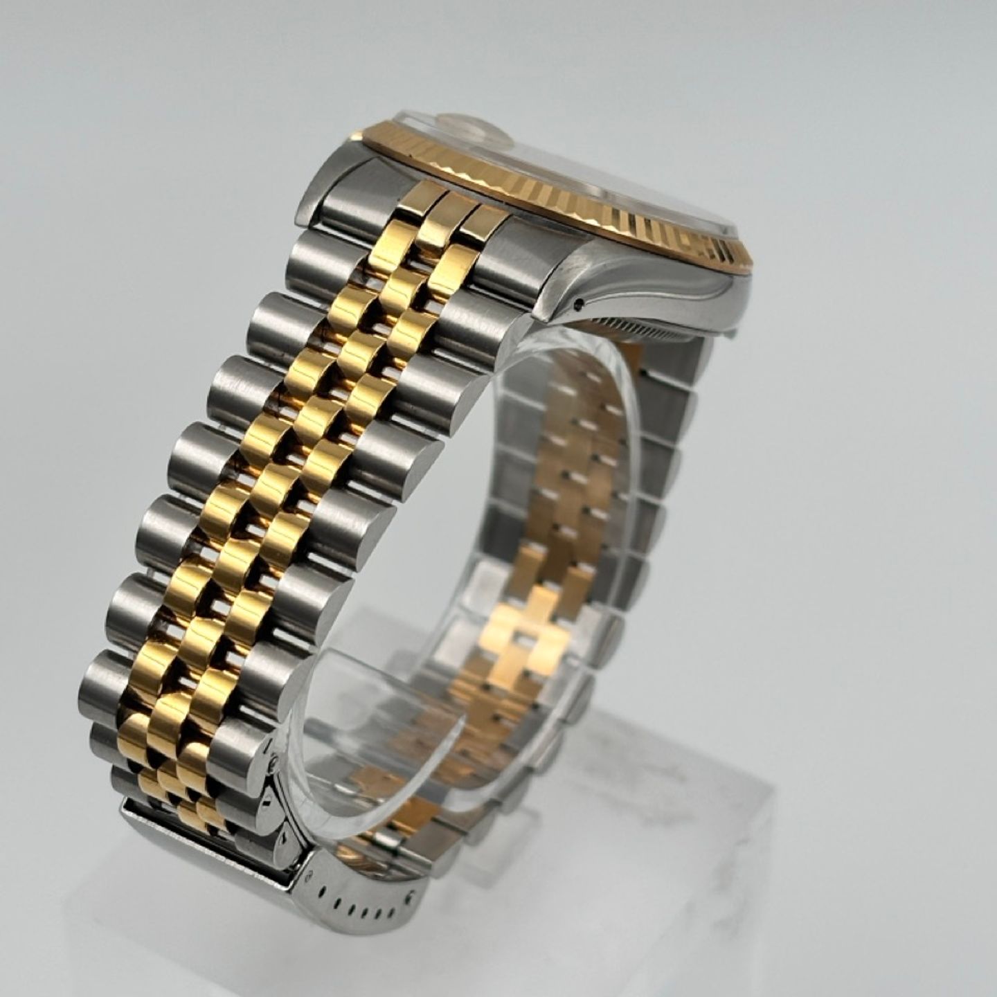Rolex Datejust 36 16233 (1997) - Champagne dial 36 mm Gold/Steel case (7/8)