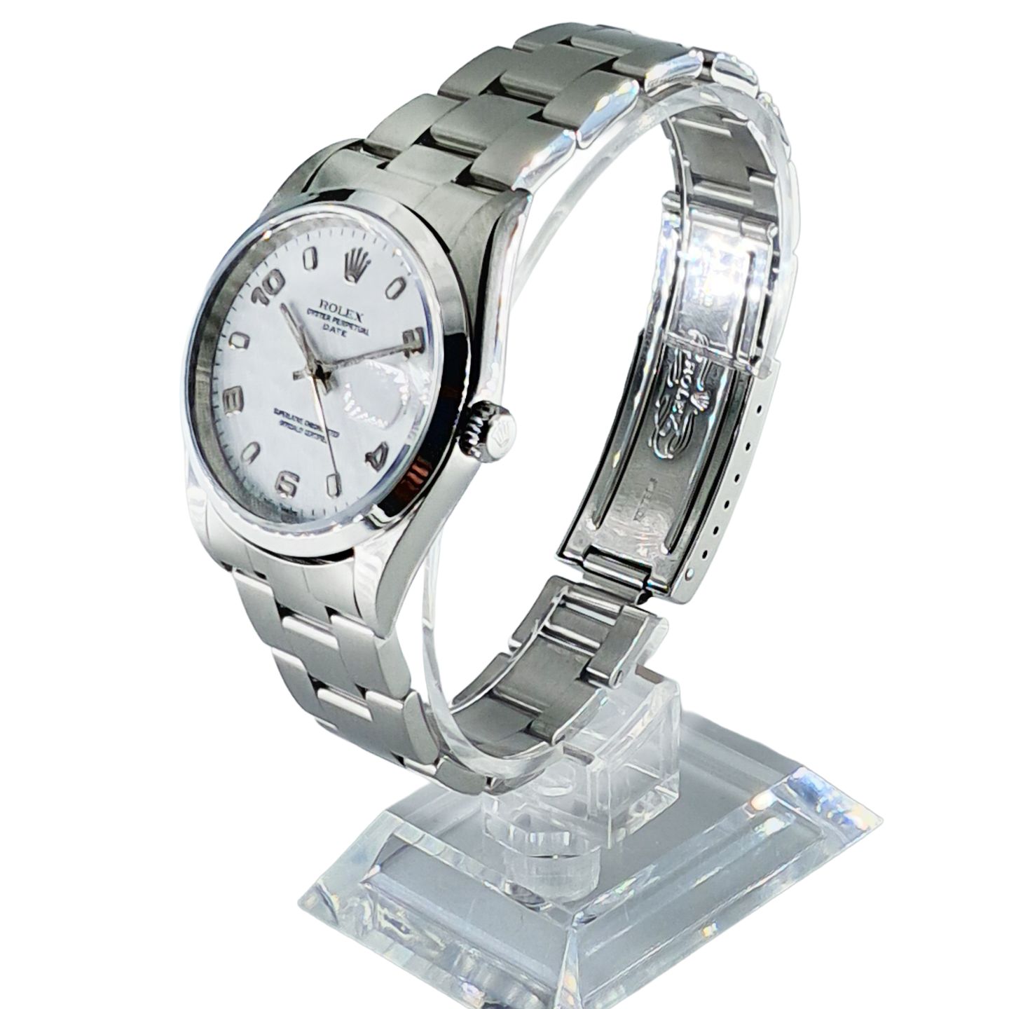Rolex Oyster Perpetual Date 15200 (2005) - White dial 34 mm Steel case (2/5)