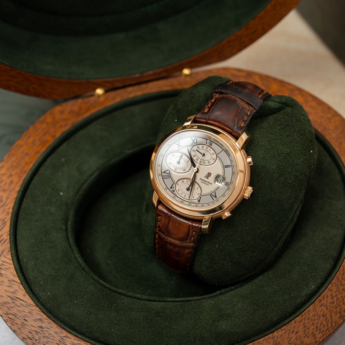 Audemars Piguet Millenary 25822OR/O/3002/01 (2002) - Grey dial 41 mm Rose Gold case (3/8)